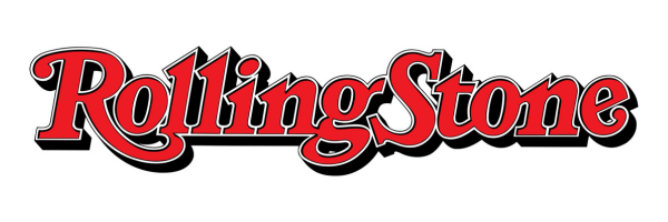 Rolling Stone logo in black, white, and red on white background