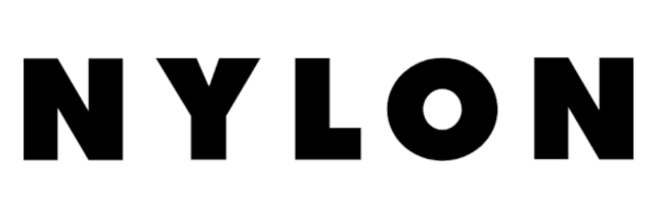 Nylon logo in black on white background