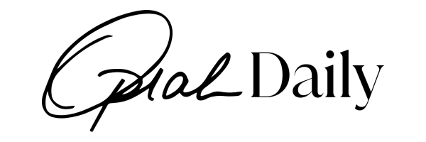 Oprah Daily logo in black on white background