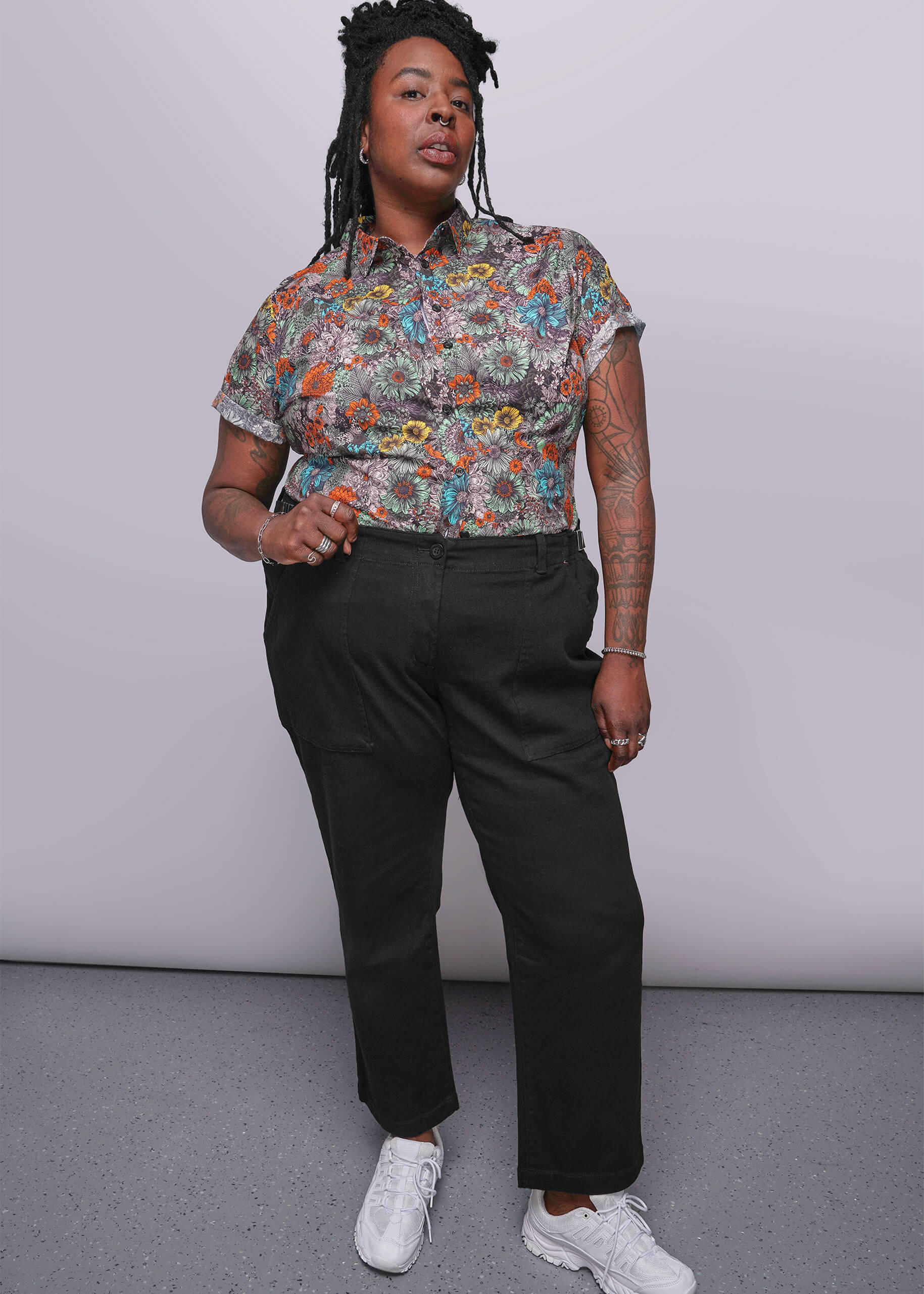 The Essential Denim Utility Pant