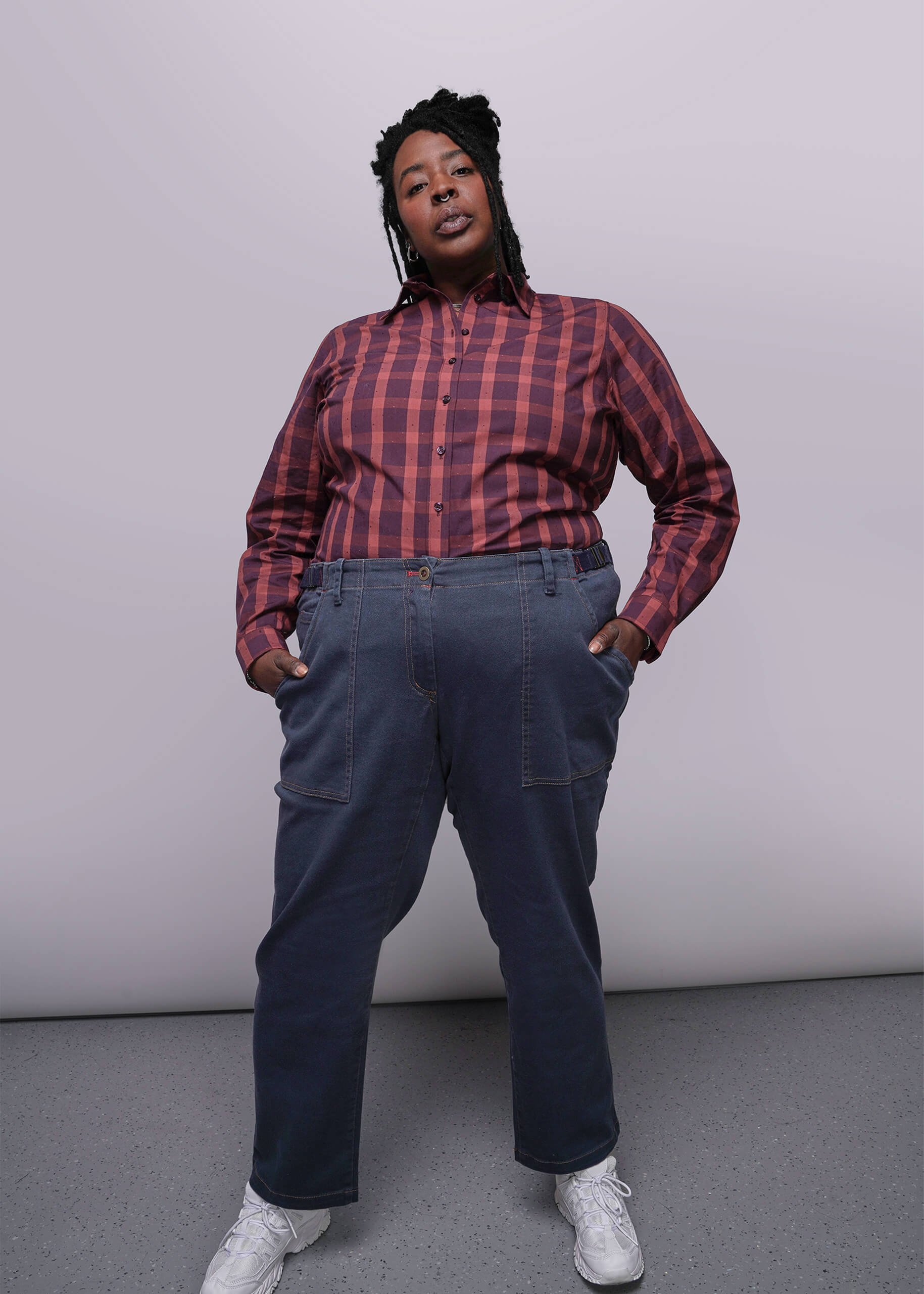The Essential Denim Utility Pant