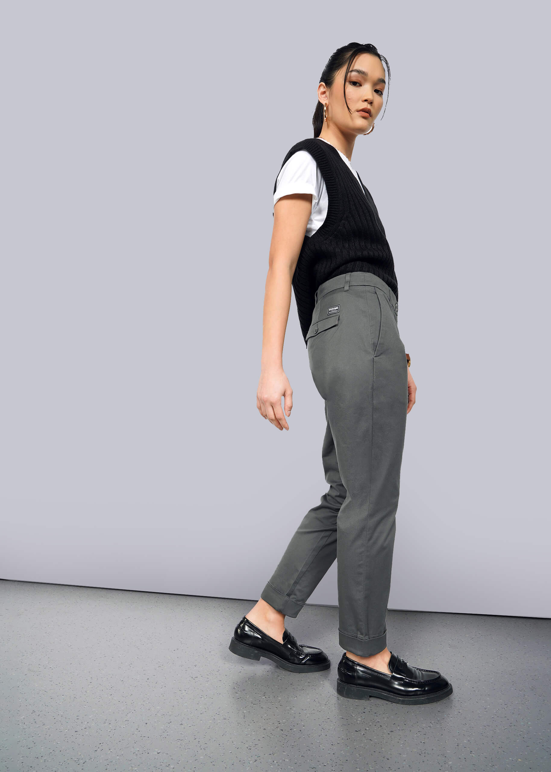 S=The Essential Trouser in Charcoal