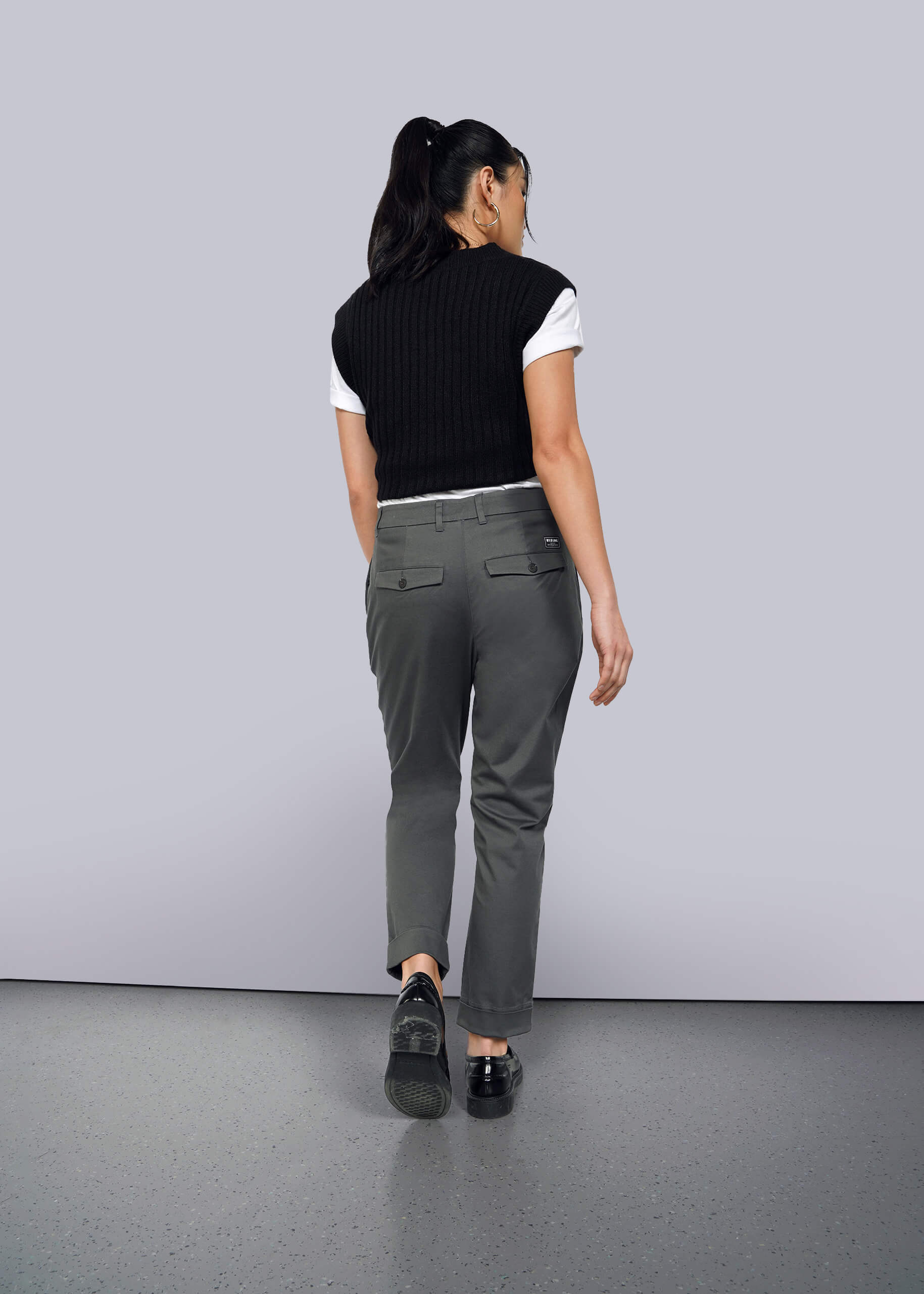 S=The Essential Trouser in Charcoal