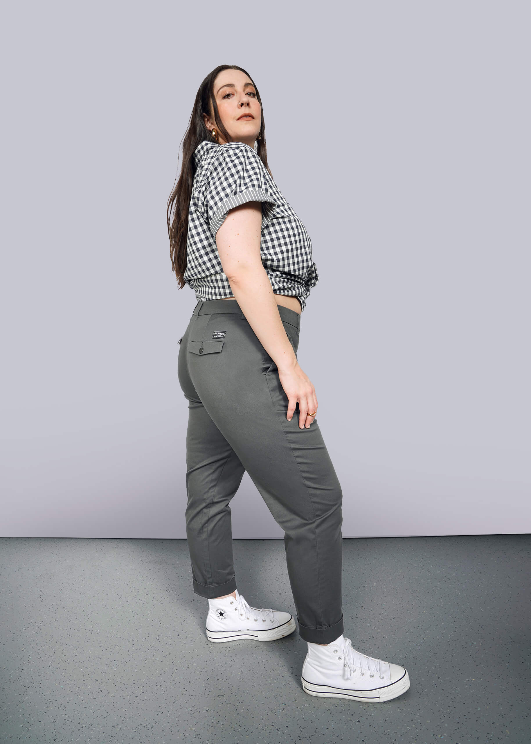 1X=The Essential Trouser in Charcoal