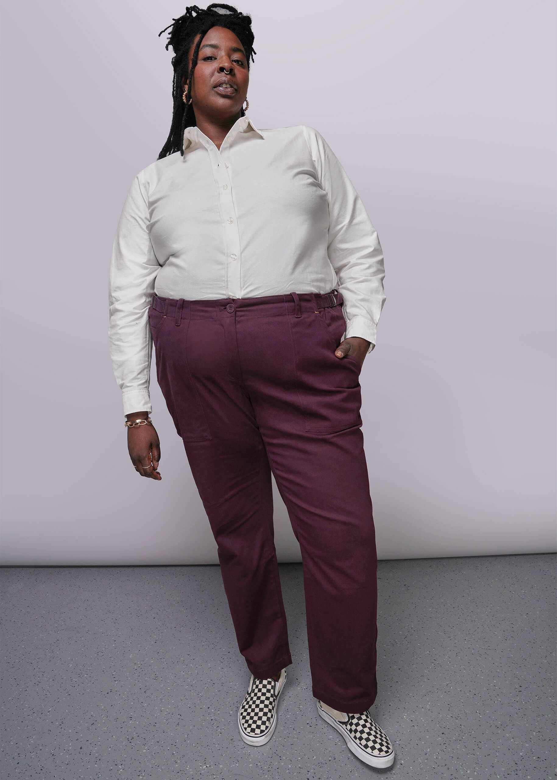 The Essential Cotton Twill Utility Pant