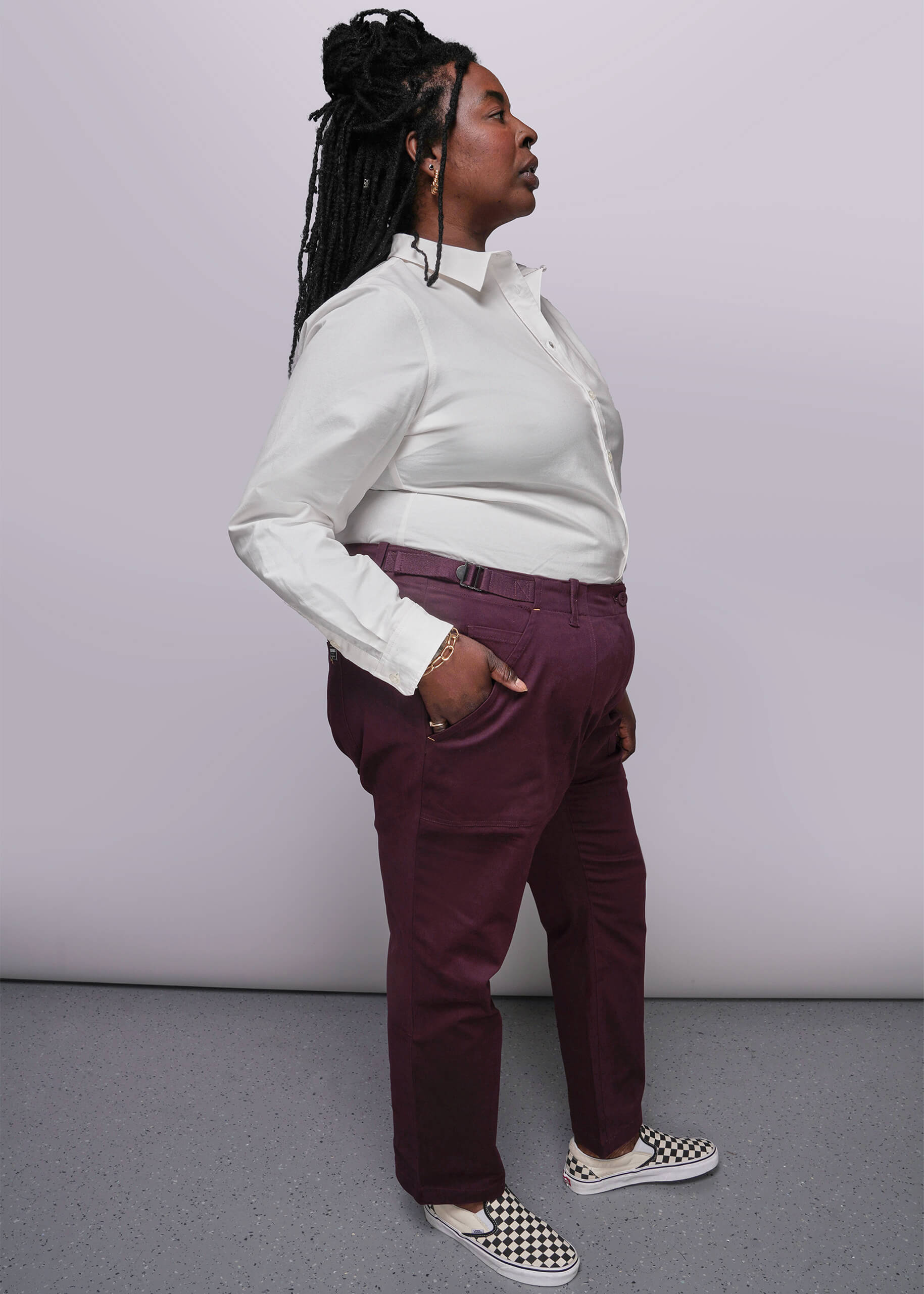 The Essential Cotton Twill Utility Pant