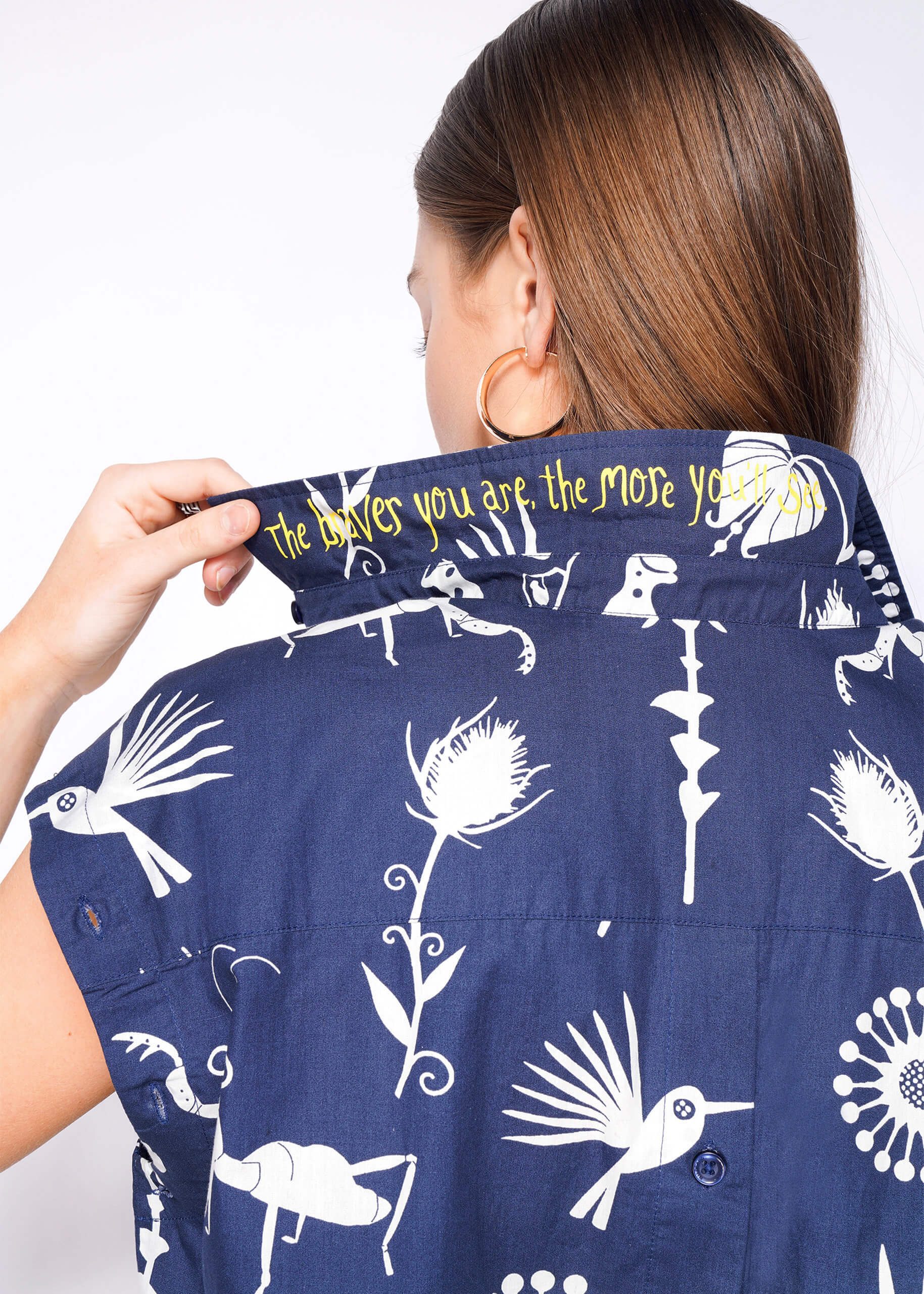 Coraline© Convertible Sleeve Button Up by Laika x Wildfang