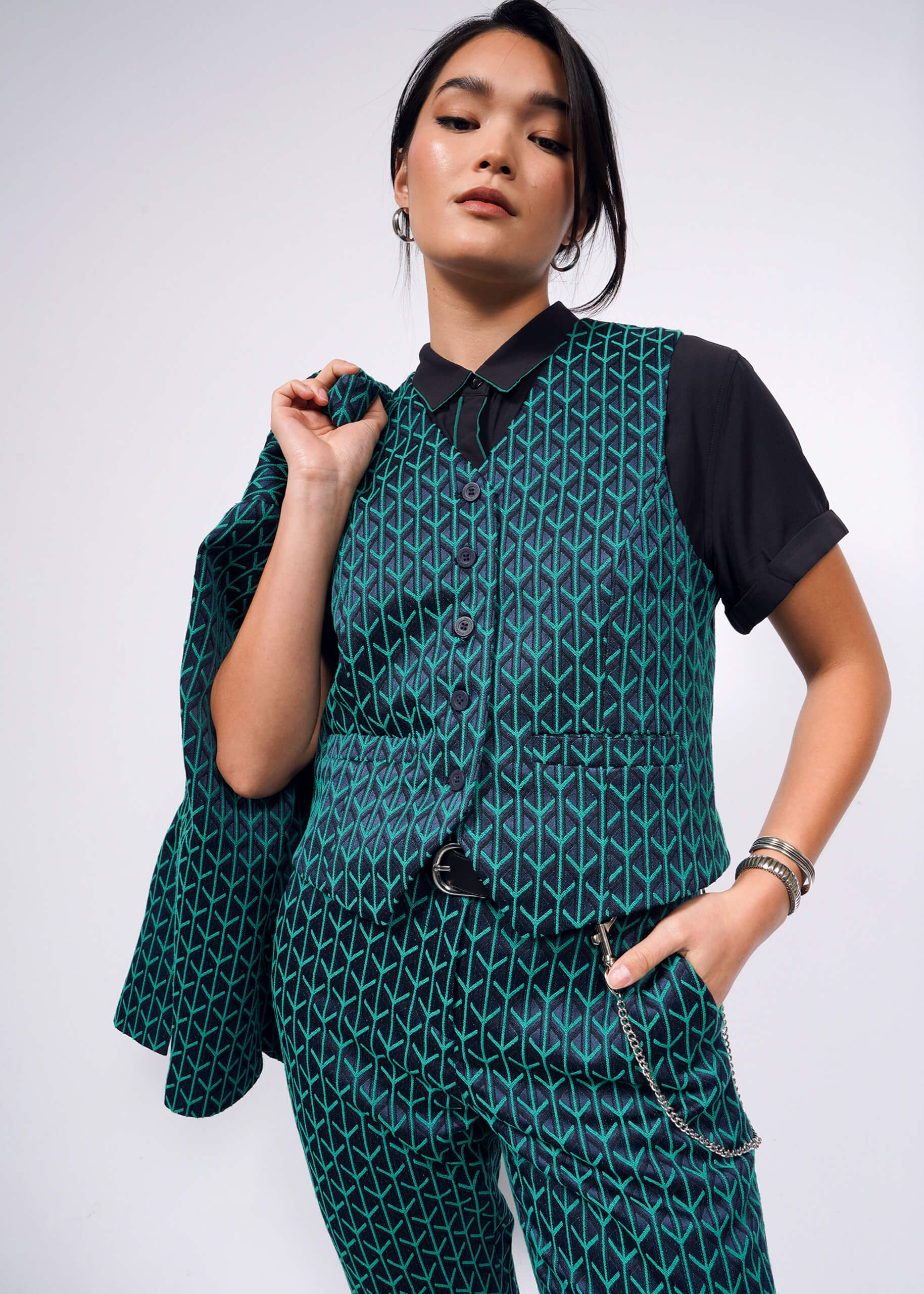The Empower Jacquard Vest