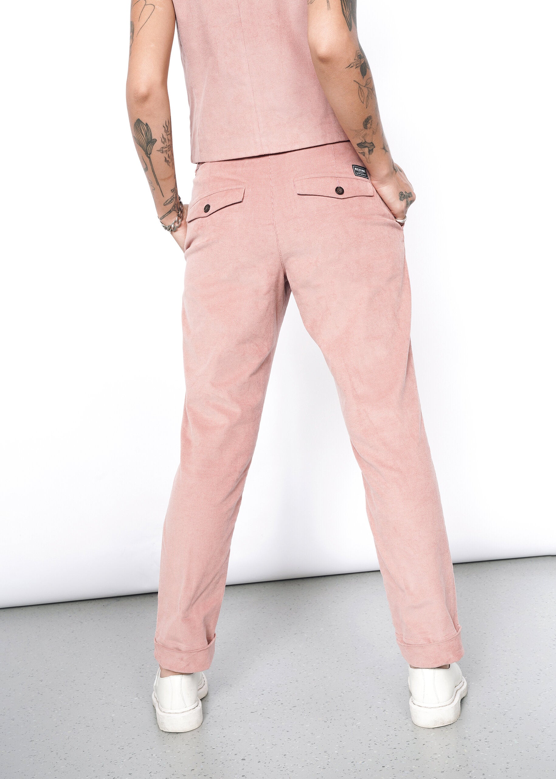 The Essential Corduroy Trouser in Rose Brown