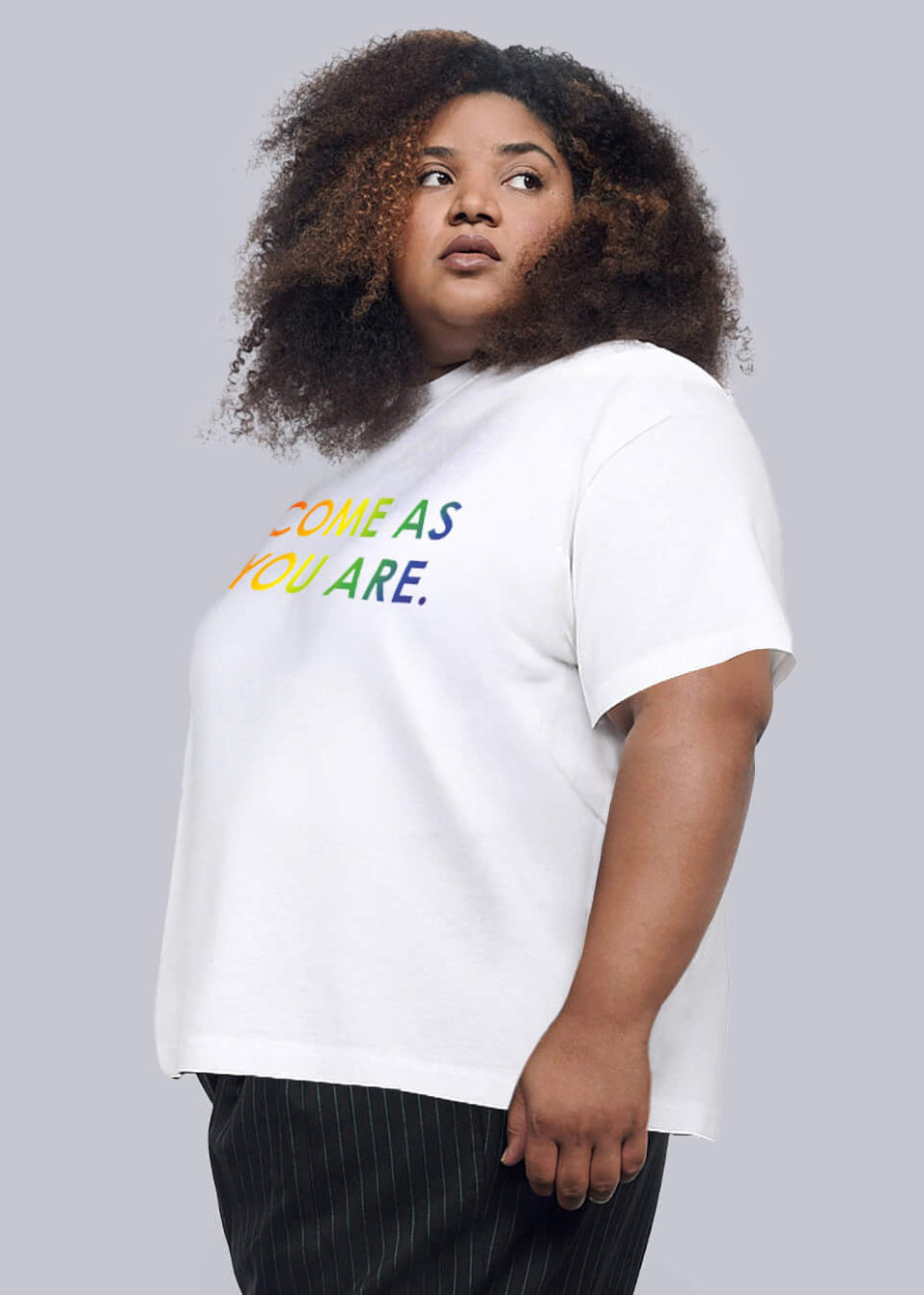 PRIDE カットソー、トレーナー Come As You Are Pride Tee – Wildfang