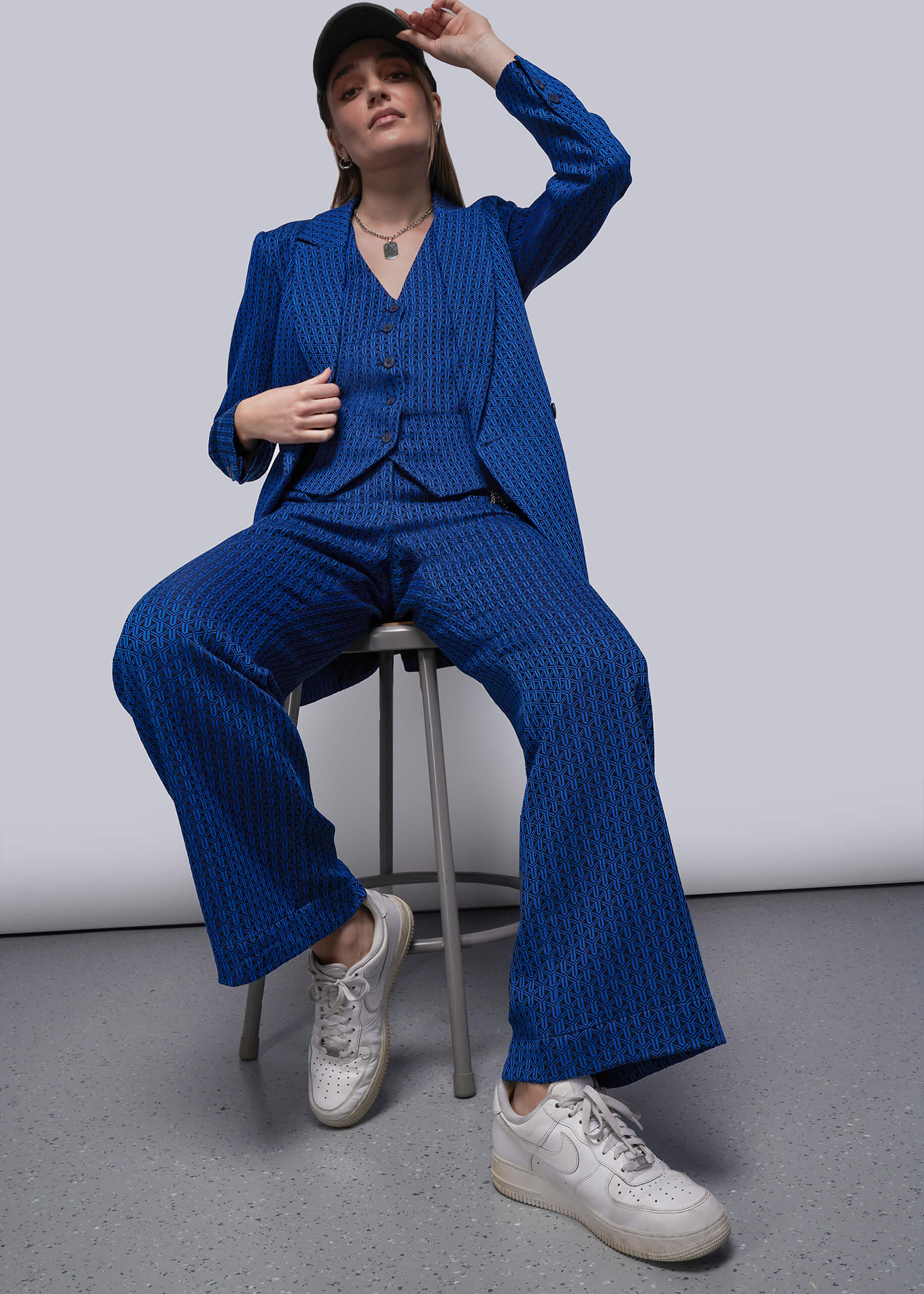 The Empower Jacquard Double Breasted Blazer – Wildfang