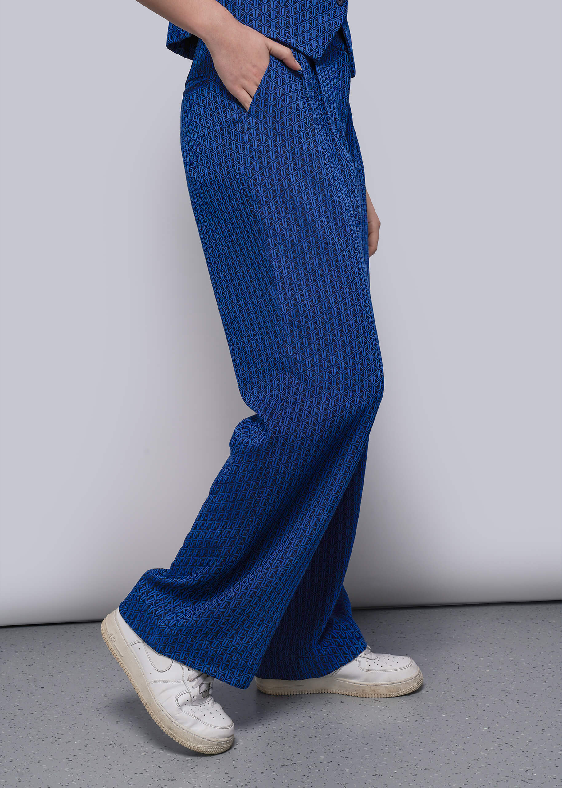 The Empower Jacquard Wide Leg Trouser – Wildfang