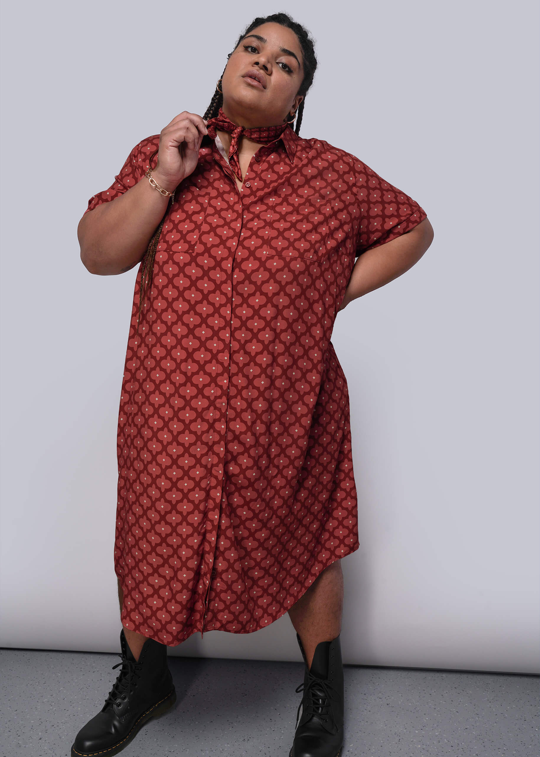 The Empower Shirt Dress
