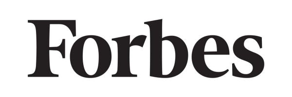 Forbes logo in black on white background