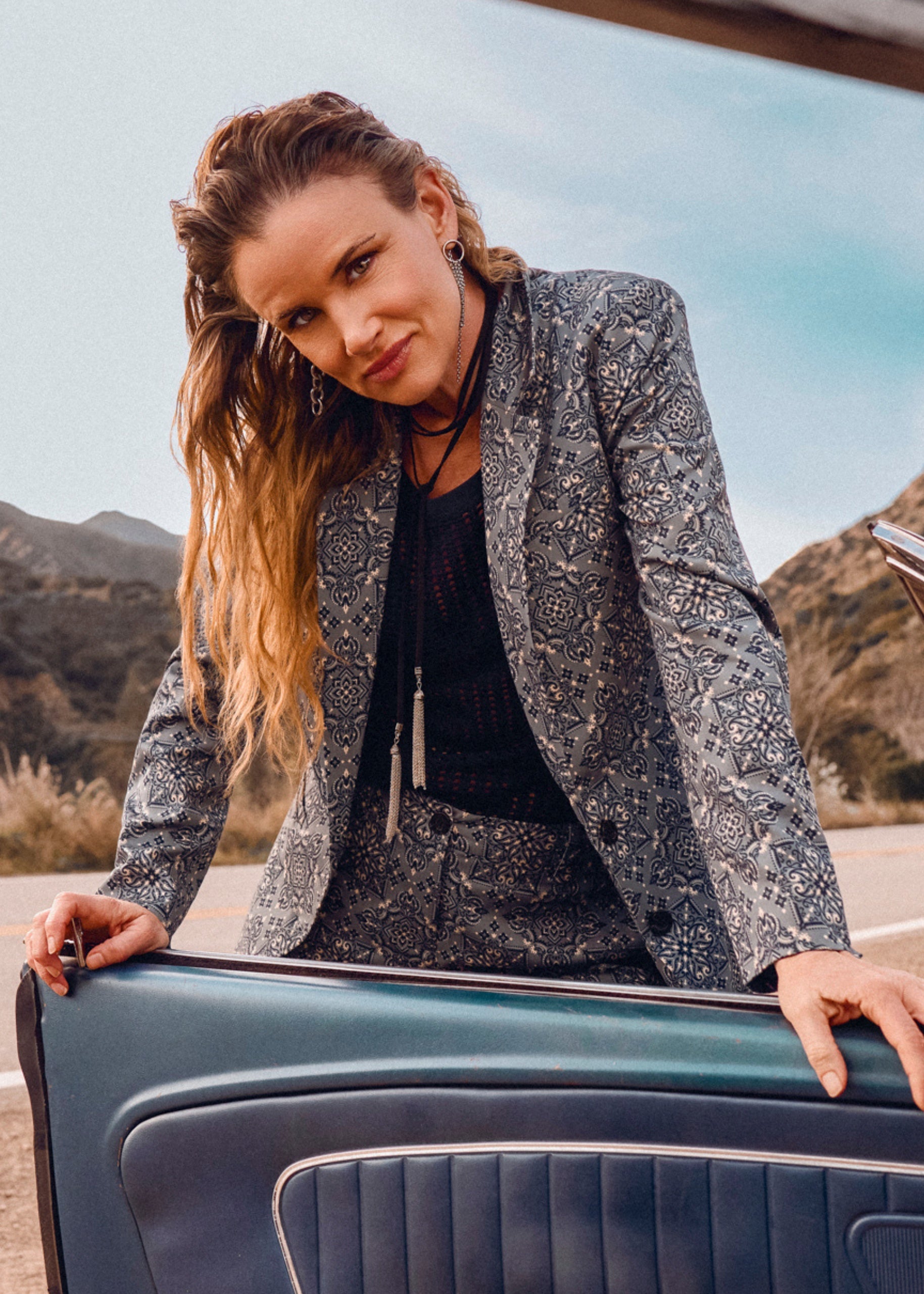 Juliette Lewis x Wildfang Notch Lapel Blazer