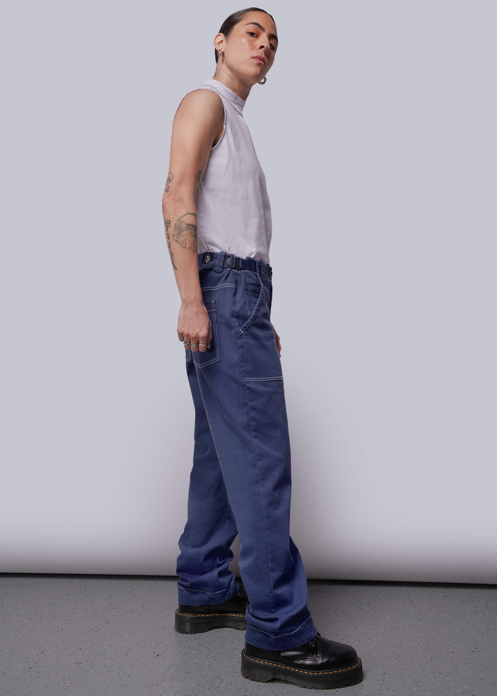 Juliette Lewis X Wildfang Denim Utility Pant