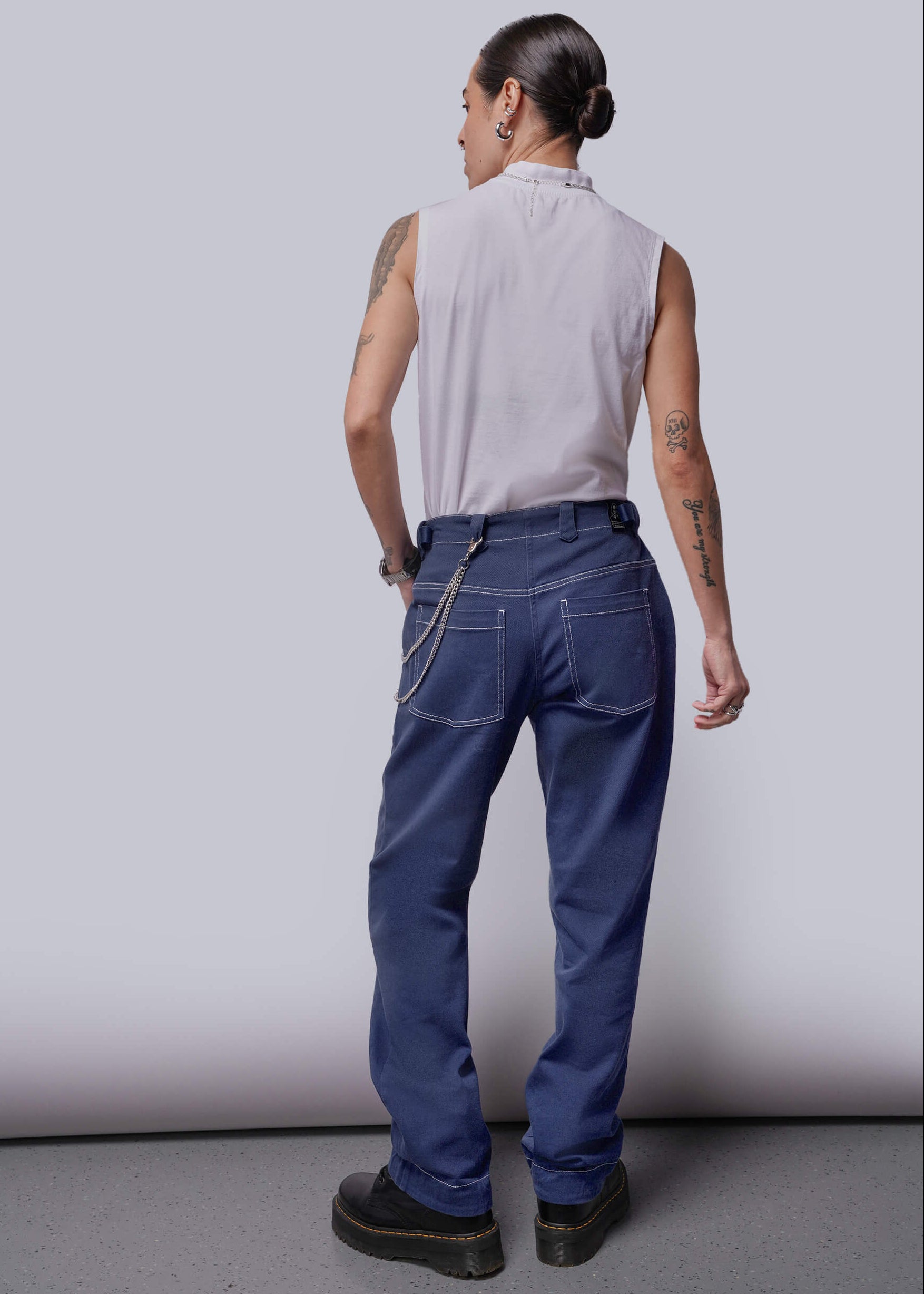 Juliette Lewis X Wildfang Denim Utility Pant