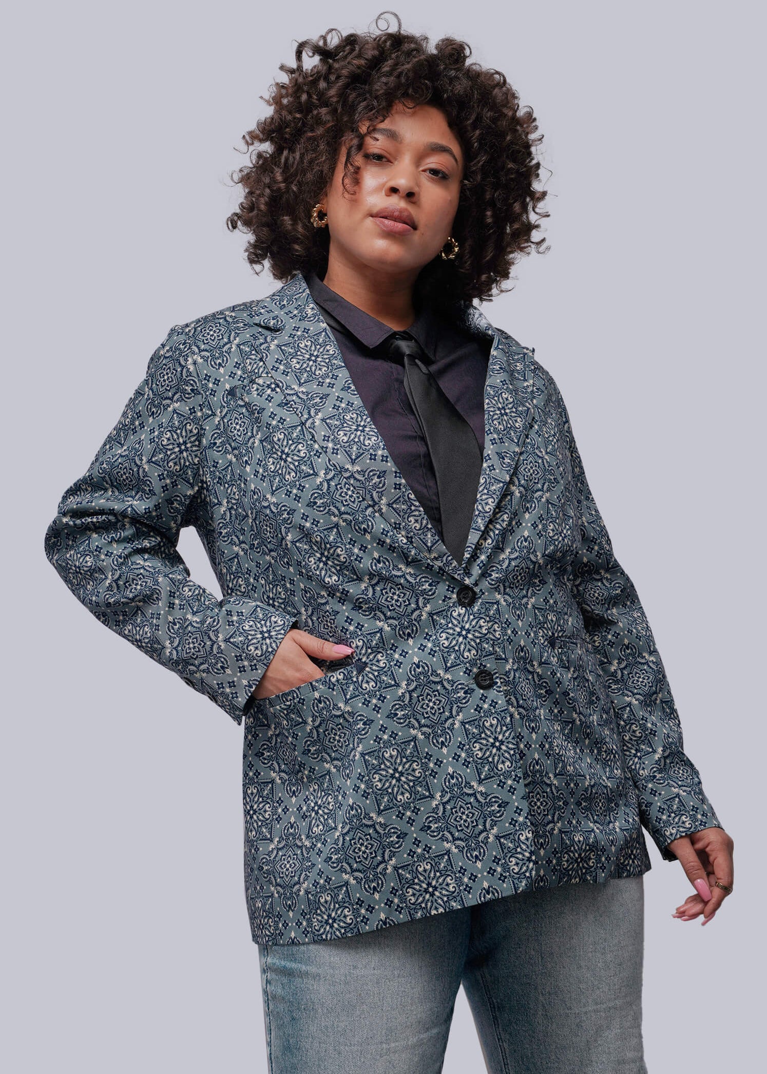 Juliette Lewis x Wildfang Notch Lapel Blazer