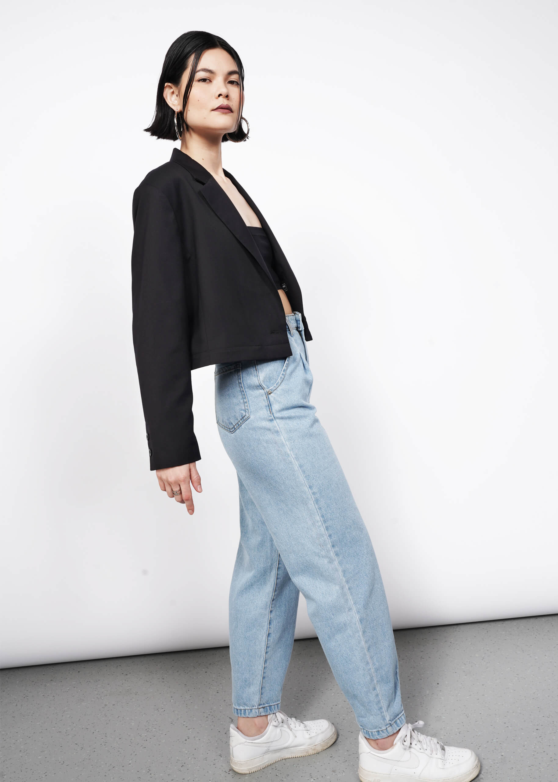 The Empower Cropped Convertible Blazer