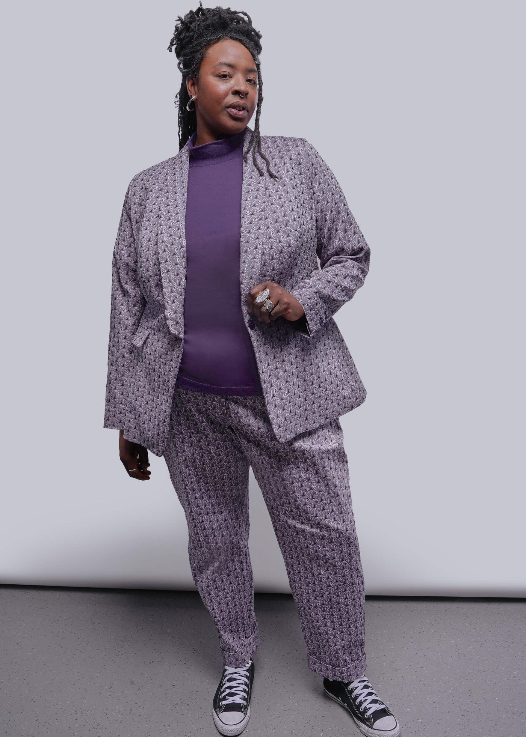 The Empower Jacquard Trouser – Wildfang