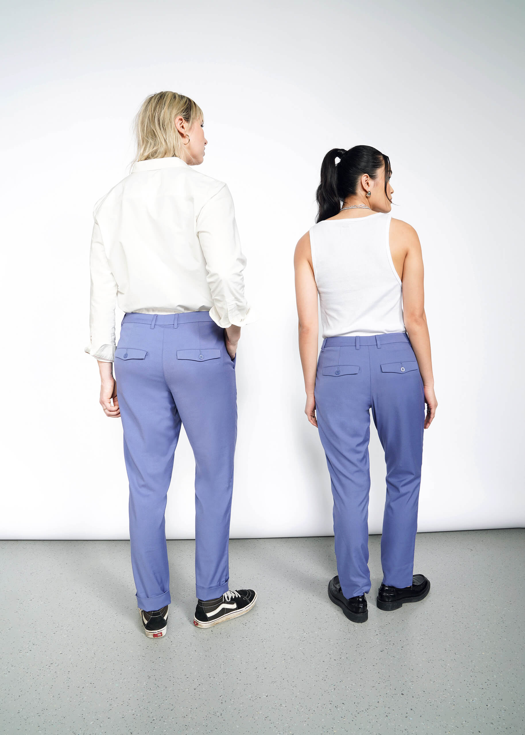 The Empower Trouser in Blueberry