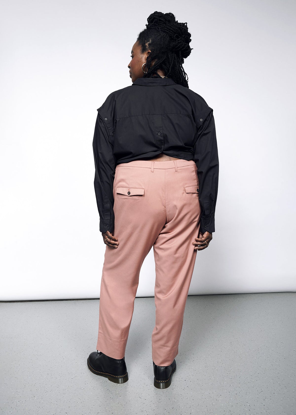 The Empower Trouser in Rose Brown