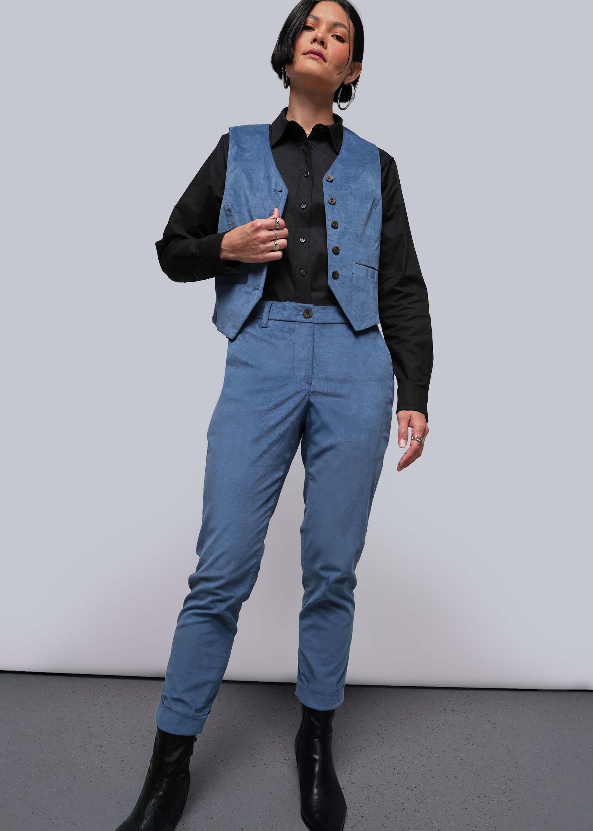 The Empower Velveteen Vest – Wildfang - Main Image