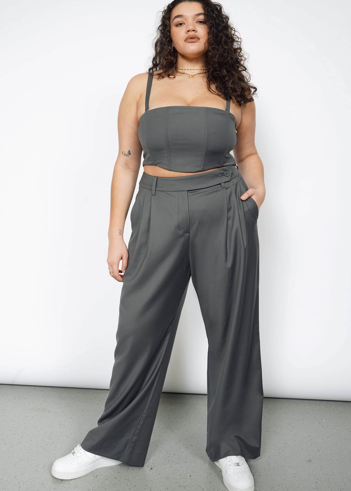 The Empower Wide Leg Trouser