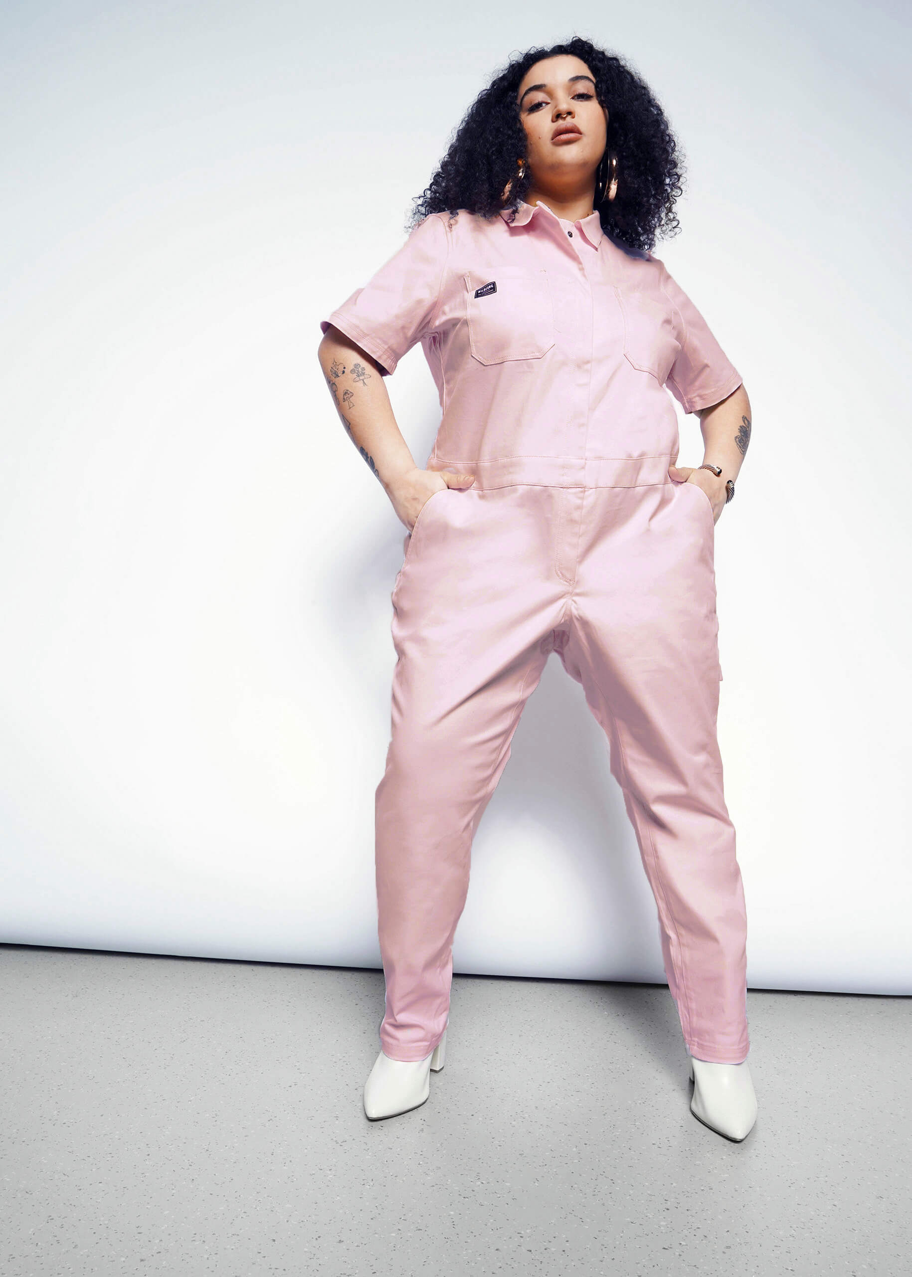 The Essential Coverall in Blush