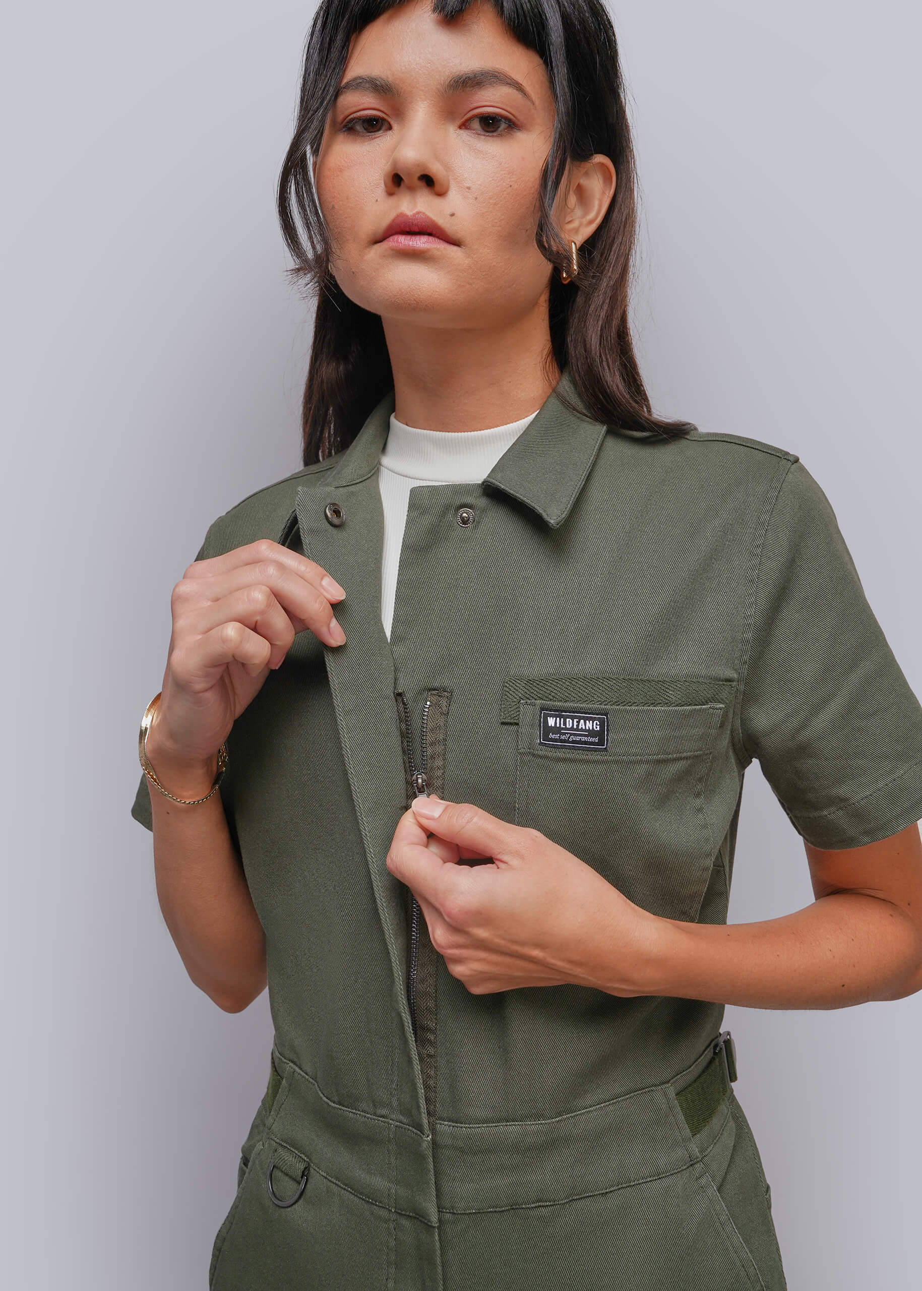 The Essential Denim High Waisted Cargo Coverall – Wildfang