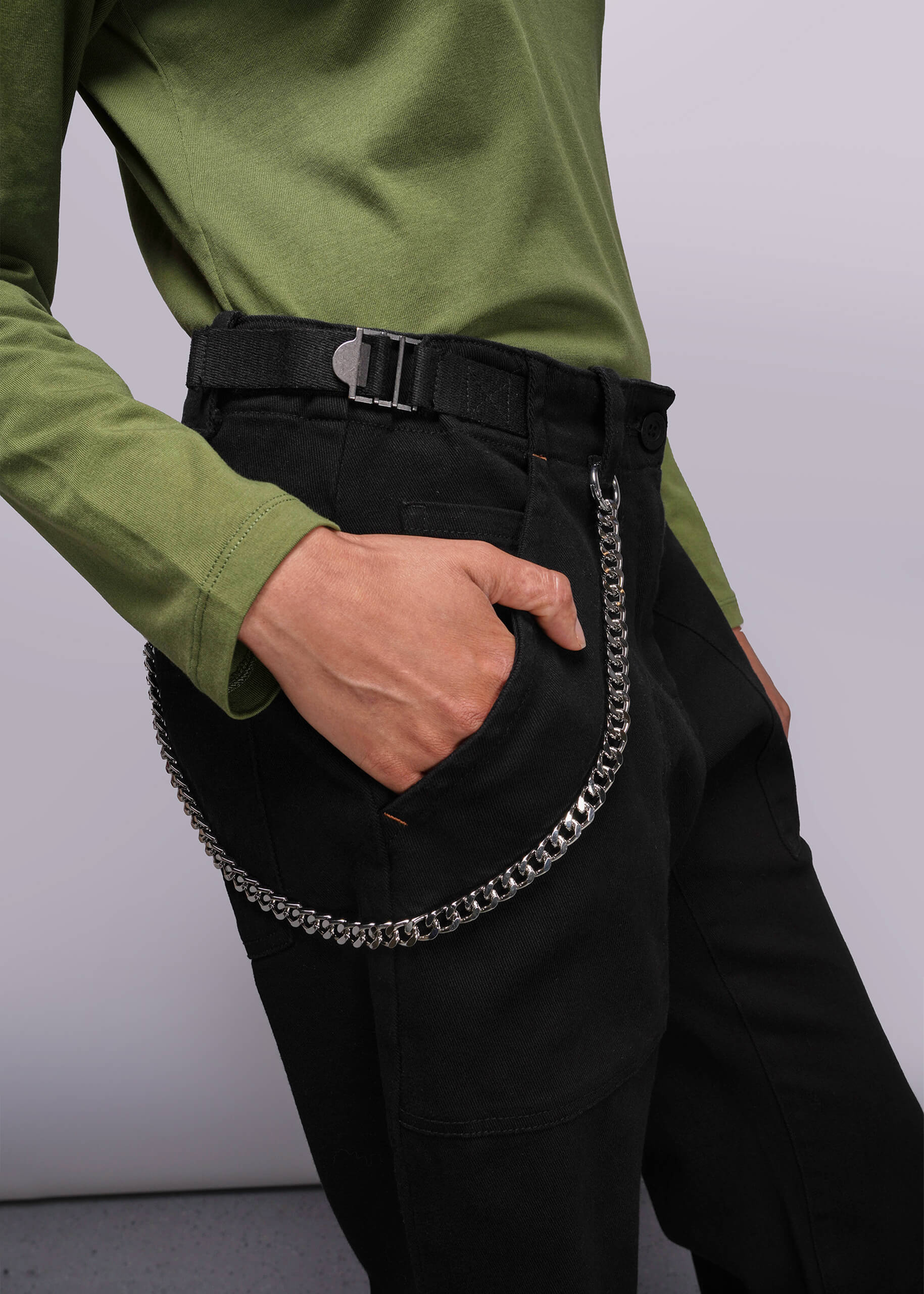 The Essential Denim Utility Pant