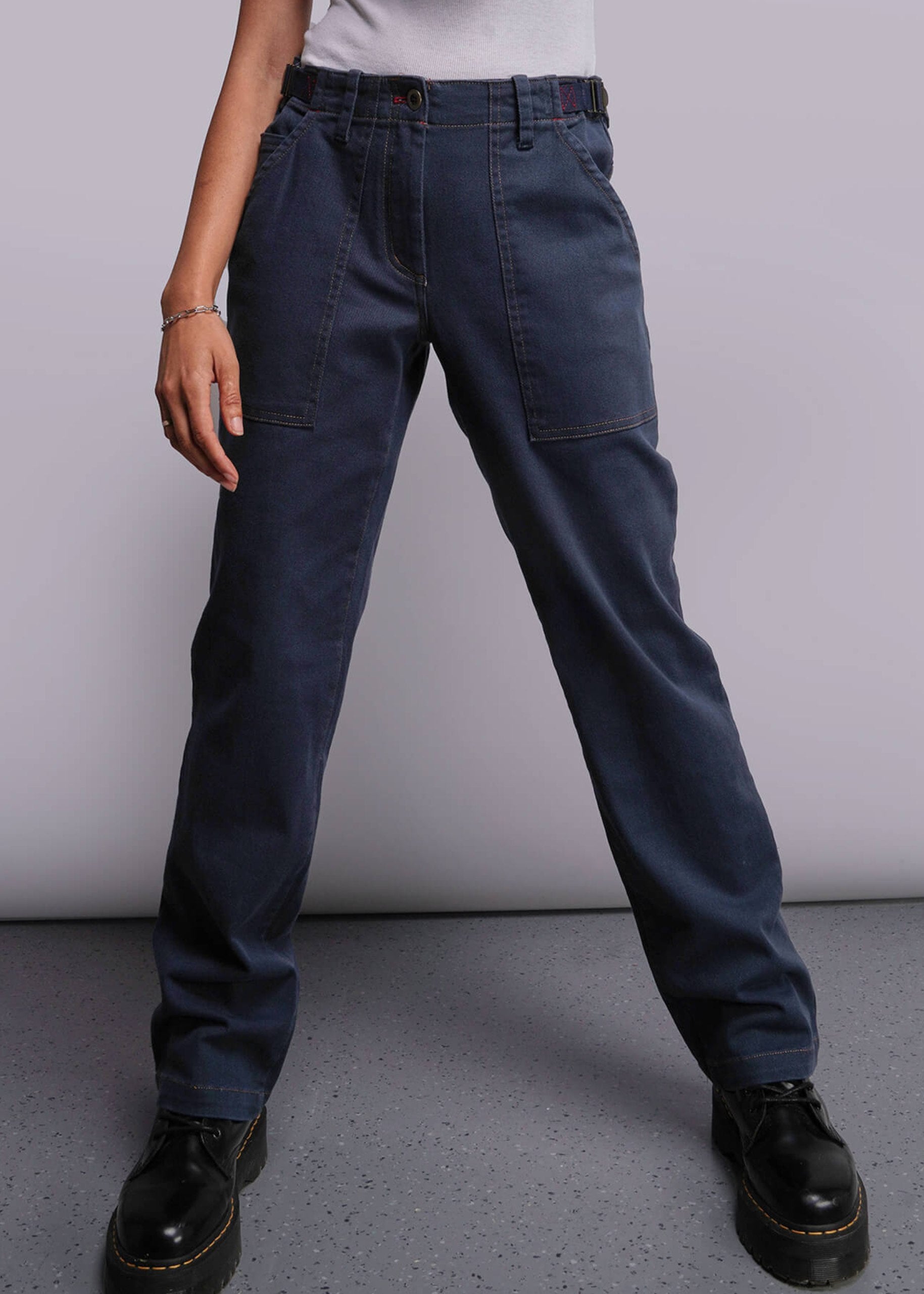 The Essential Denim Utility Pant