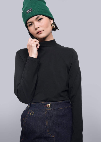 THEESSENTIALLONGSLEEVEMOCKNECK