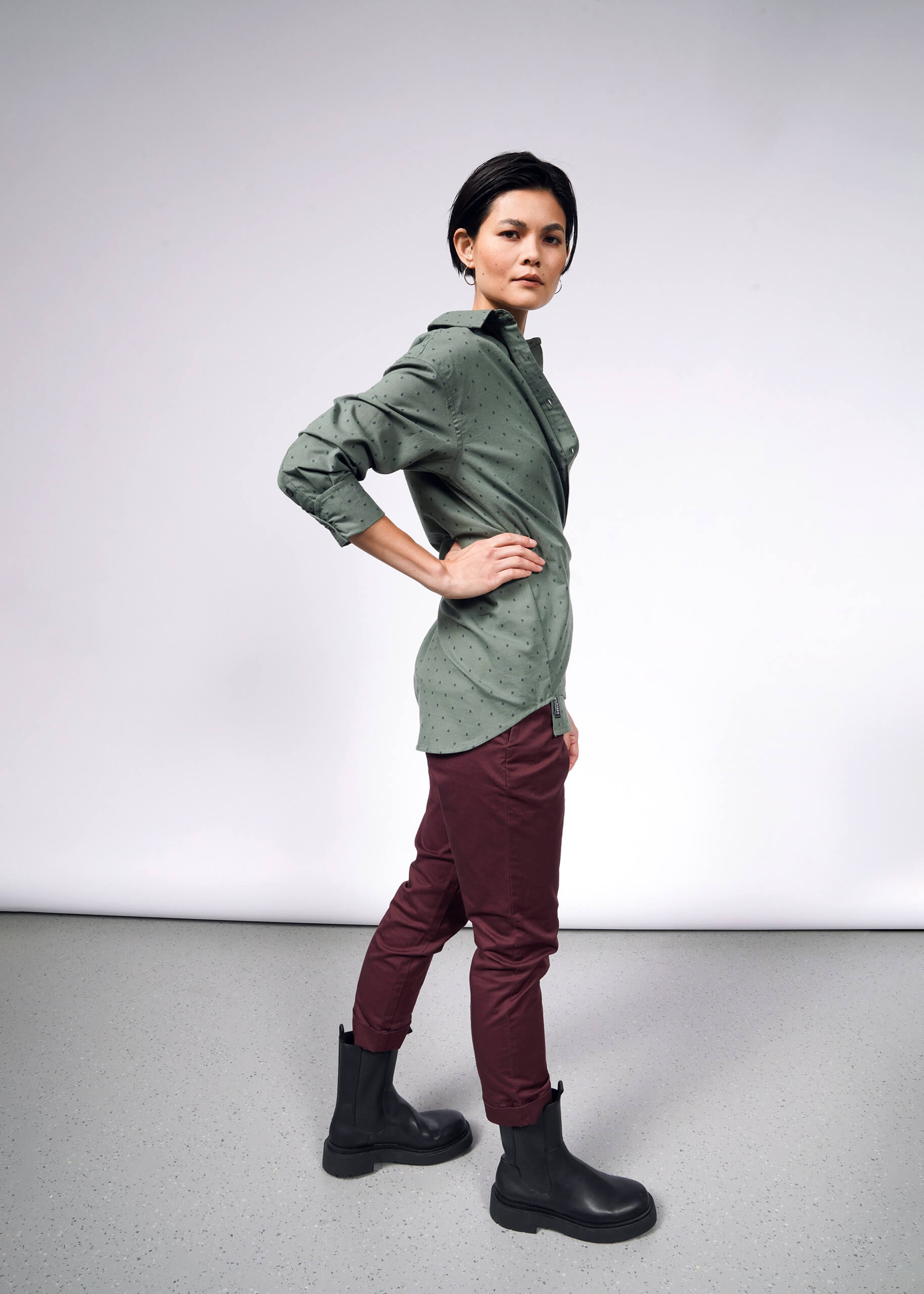 The Essential Long Sleeve Oversized Wrap Button Up