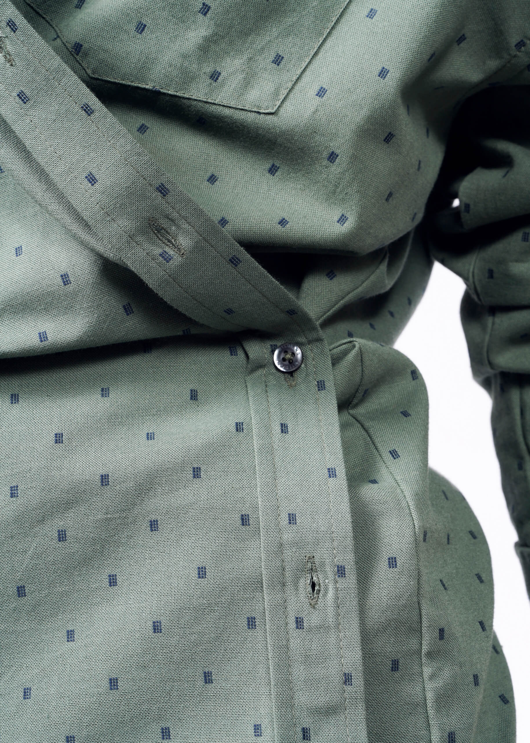 The Essential Long Sleeve Oversized Wrap Button Up