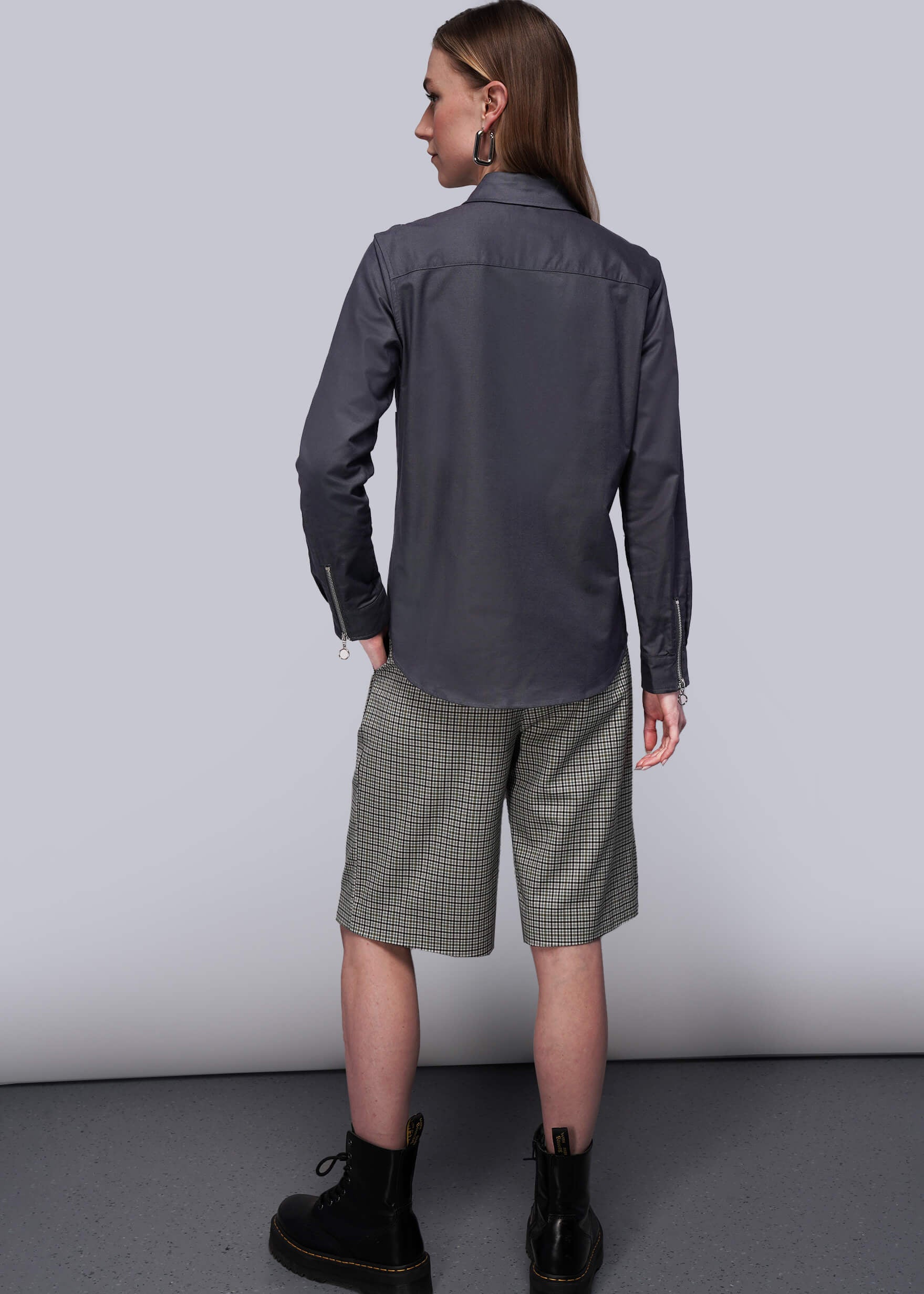 The Essential Long Sleeve Oxford Zip Up Shirt – Wildfang