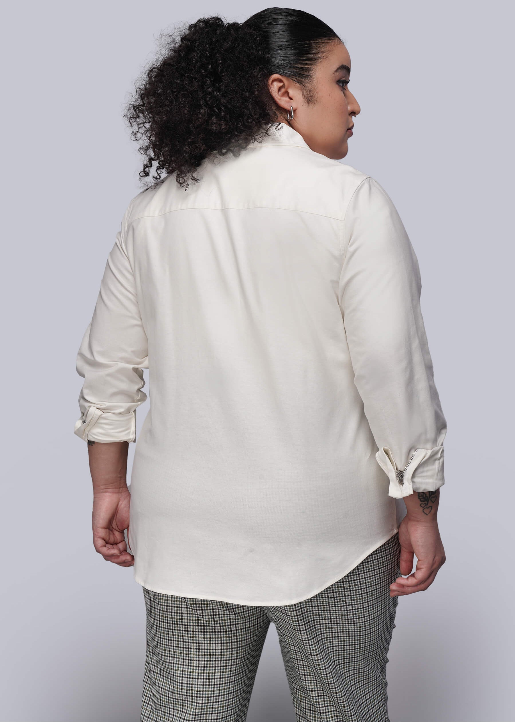 The Essential Long Sleeve Oxford Zip Up Shirt – Wildfang