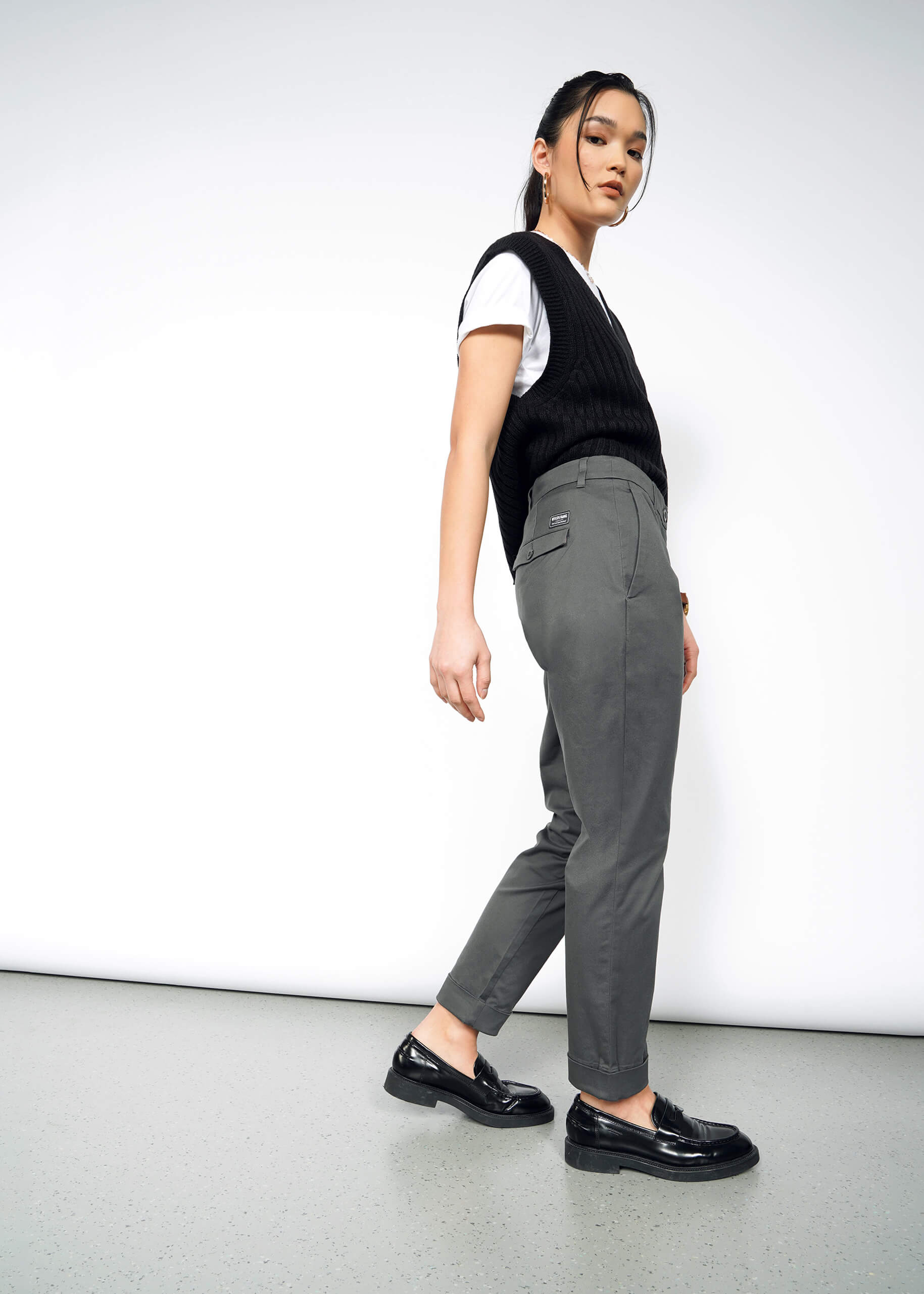The Essential Trouser in Charcoal