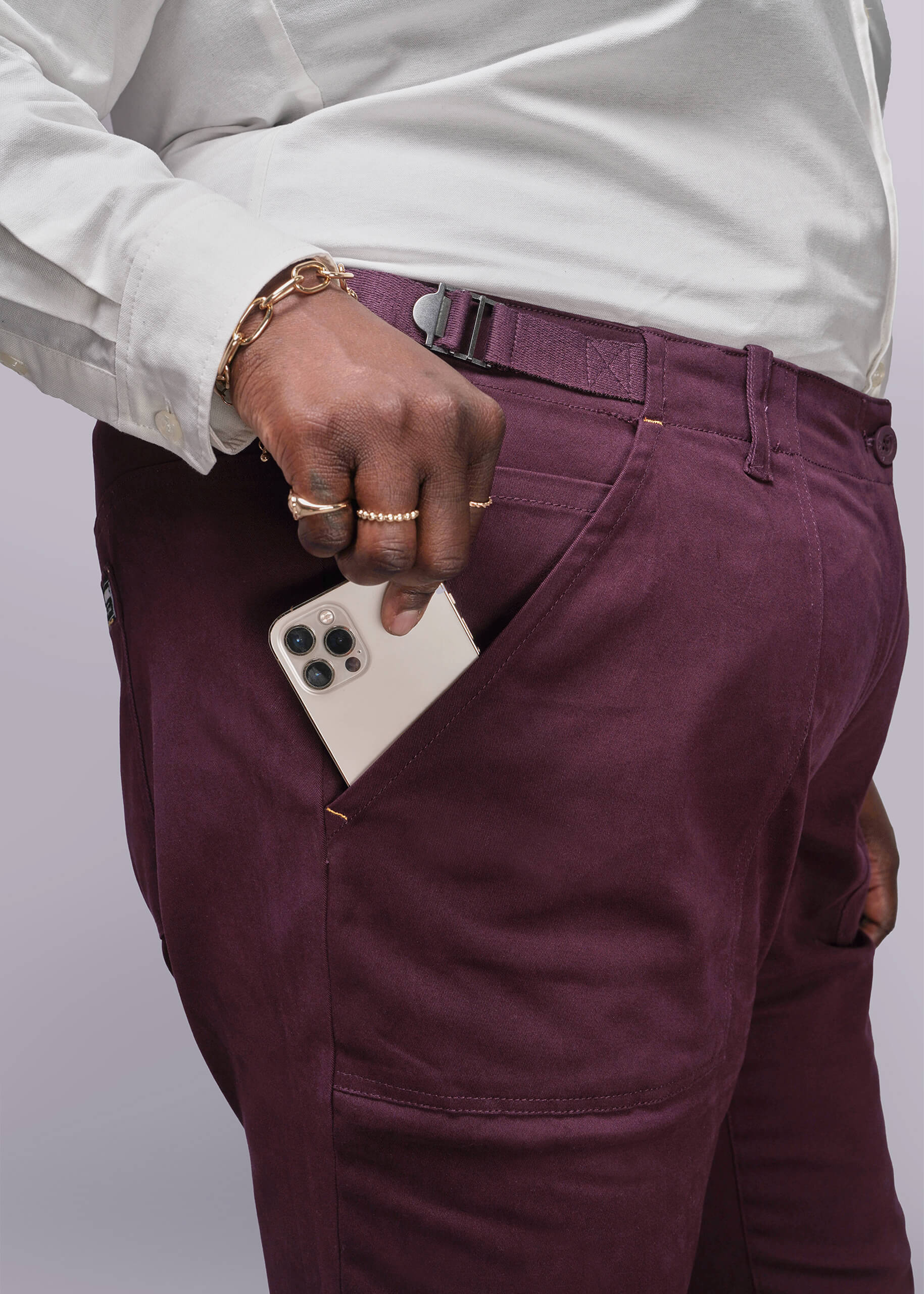 The Essential Cotton Twill Utility Pant