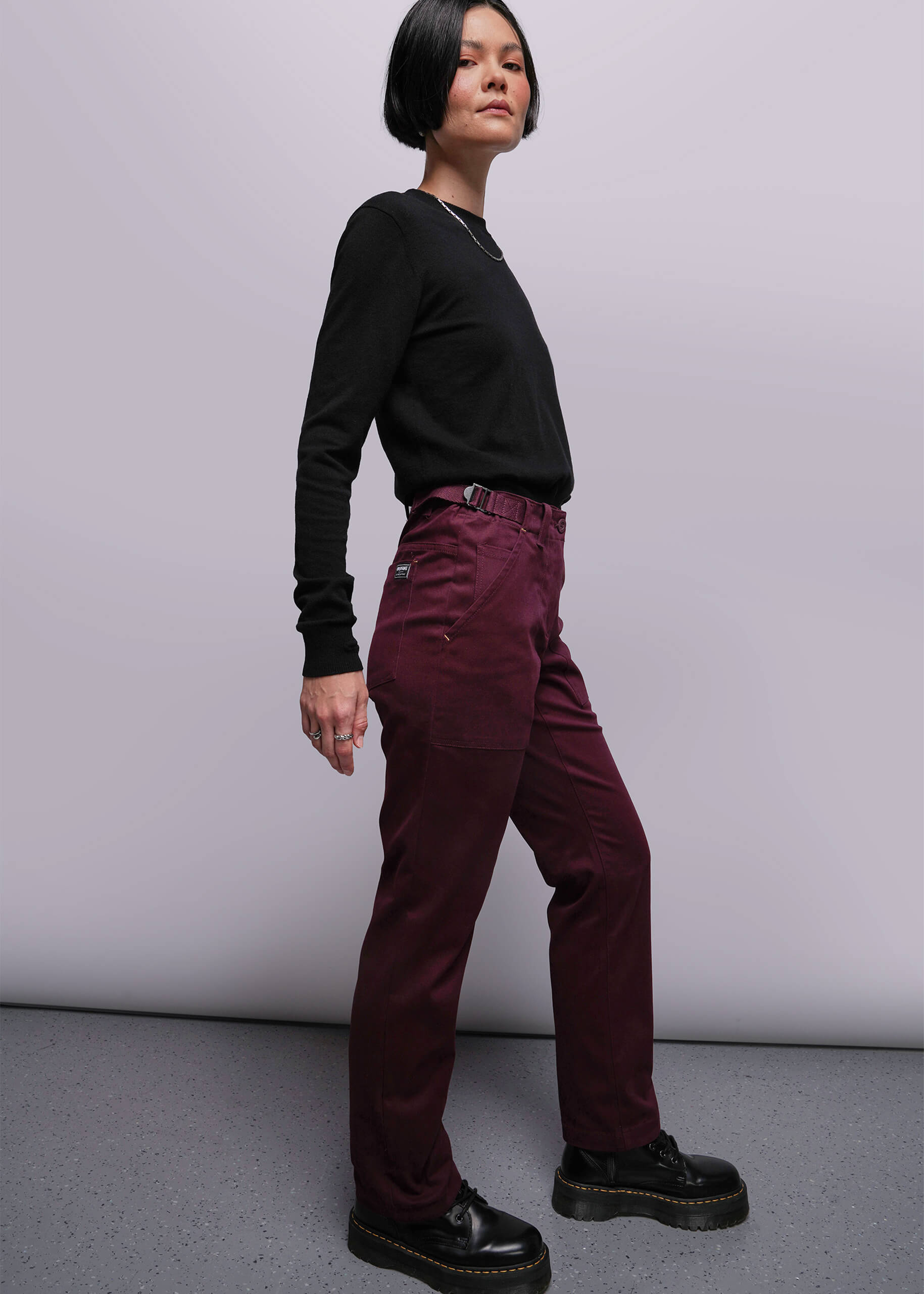The Essential Cotton Twill Utility Pant