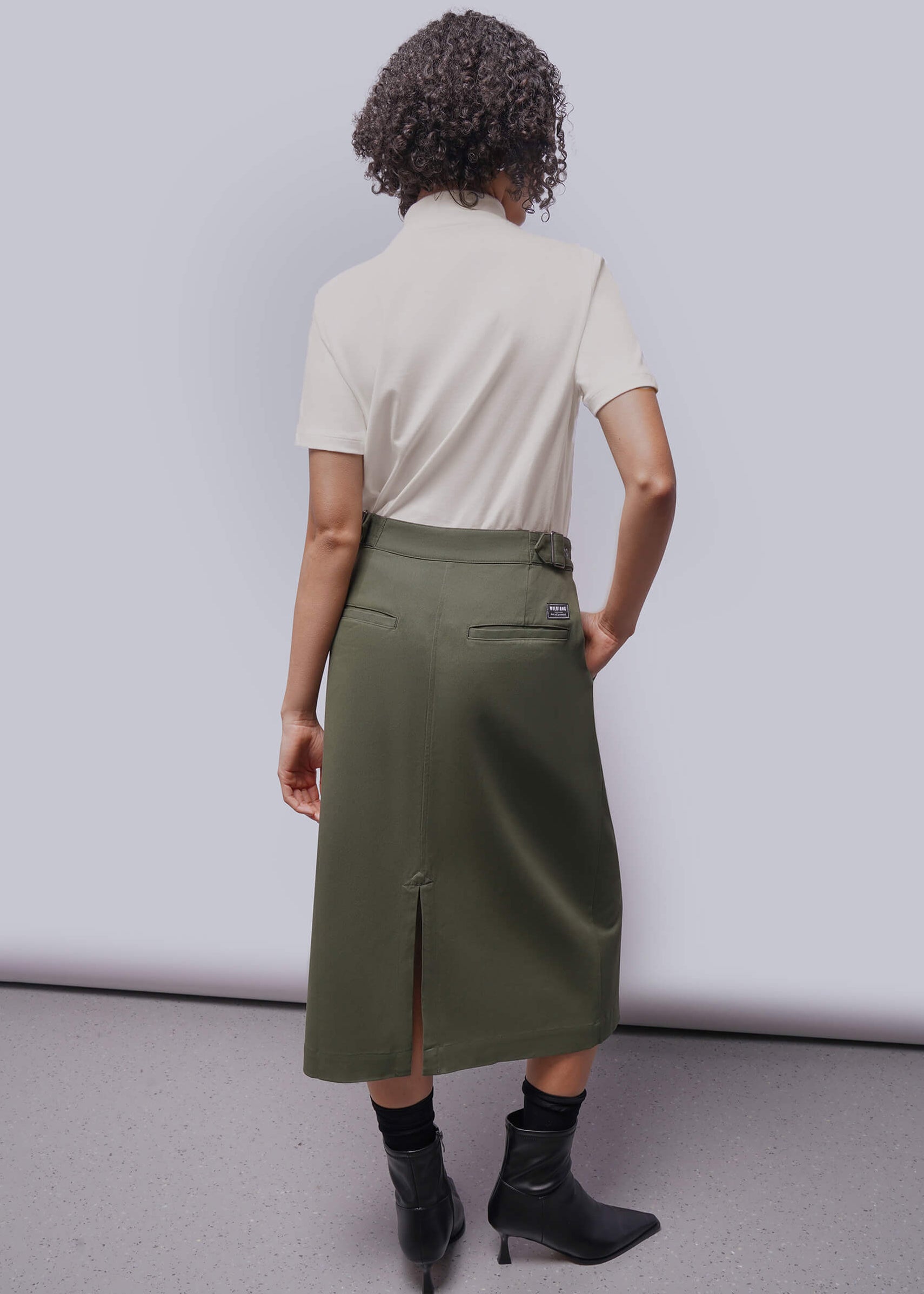 The Essential Cotton Twill Utility Wrap Skirt – Wildfang