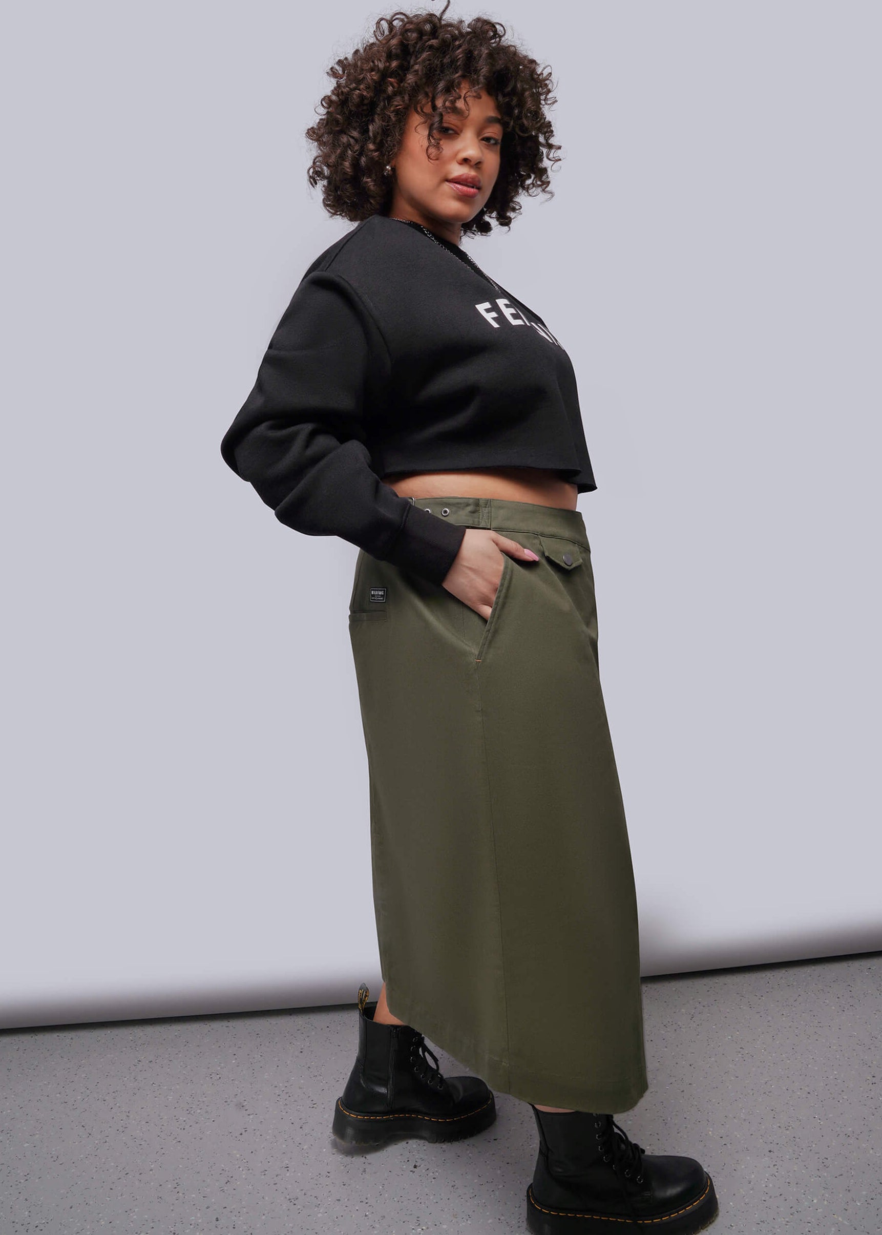 The Essential Cotton Twill Utility Wrap Skirt – Wildfang The Essential Cotton Twill Utility Wrap Skirt – Wildfang