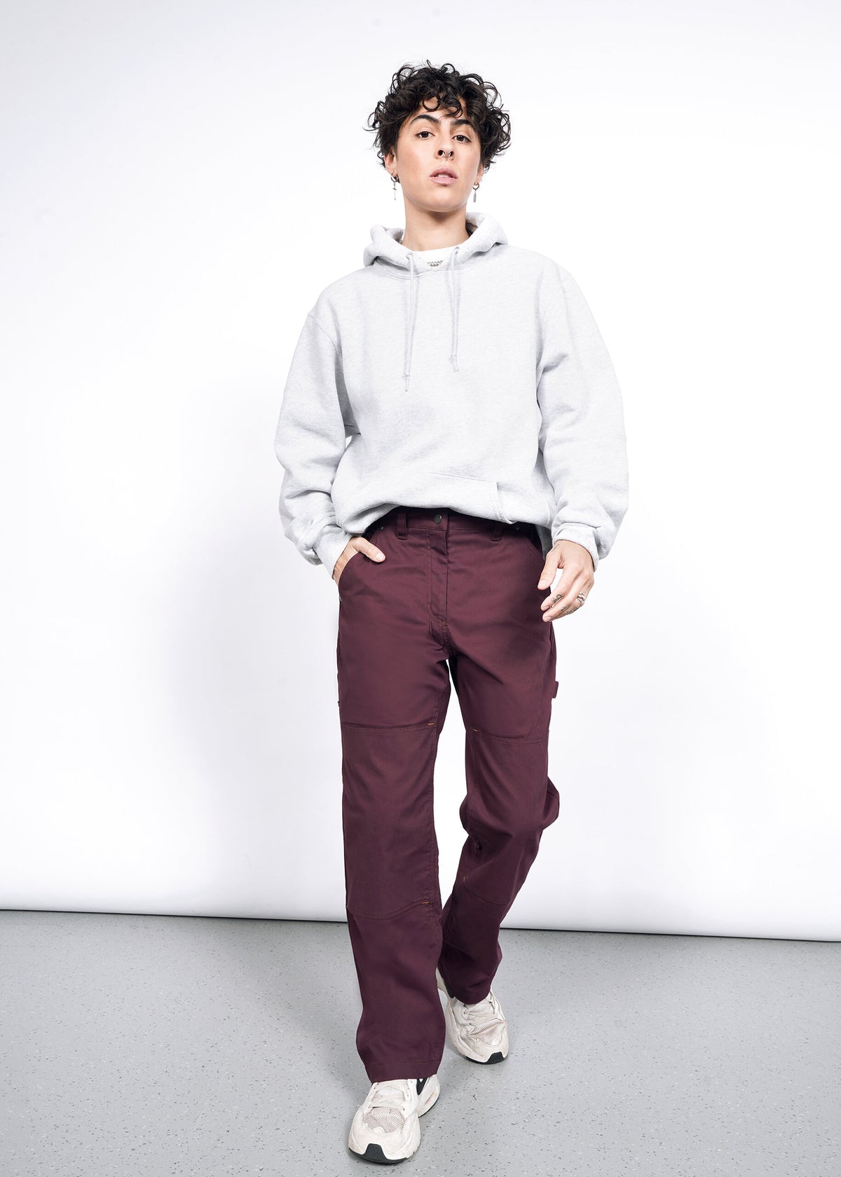 The Essential Work Pant in Merlot
