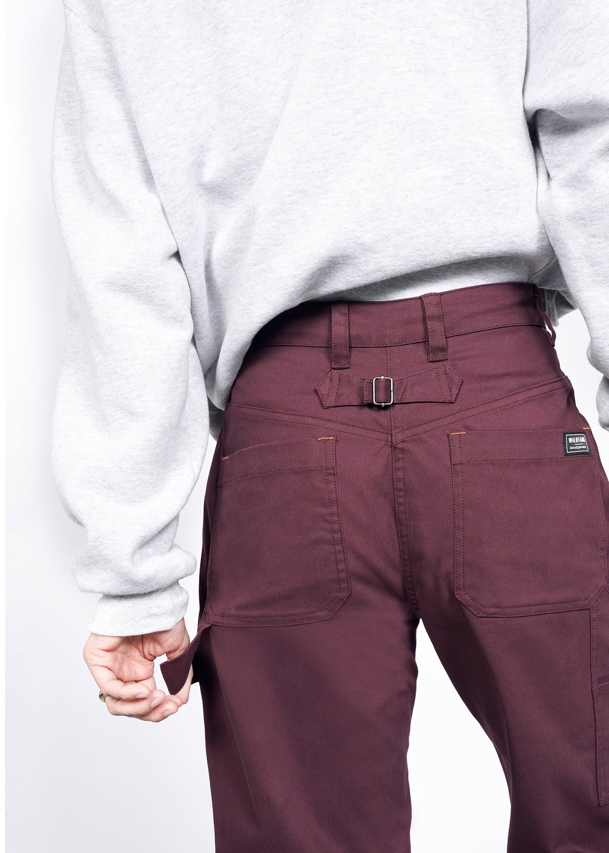 The Essential Work Pant in Merlot