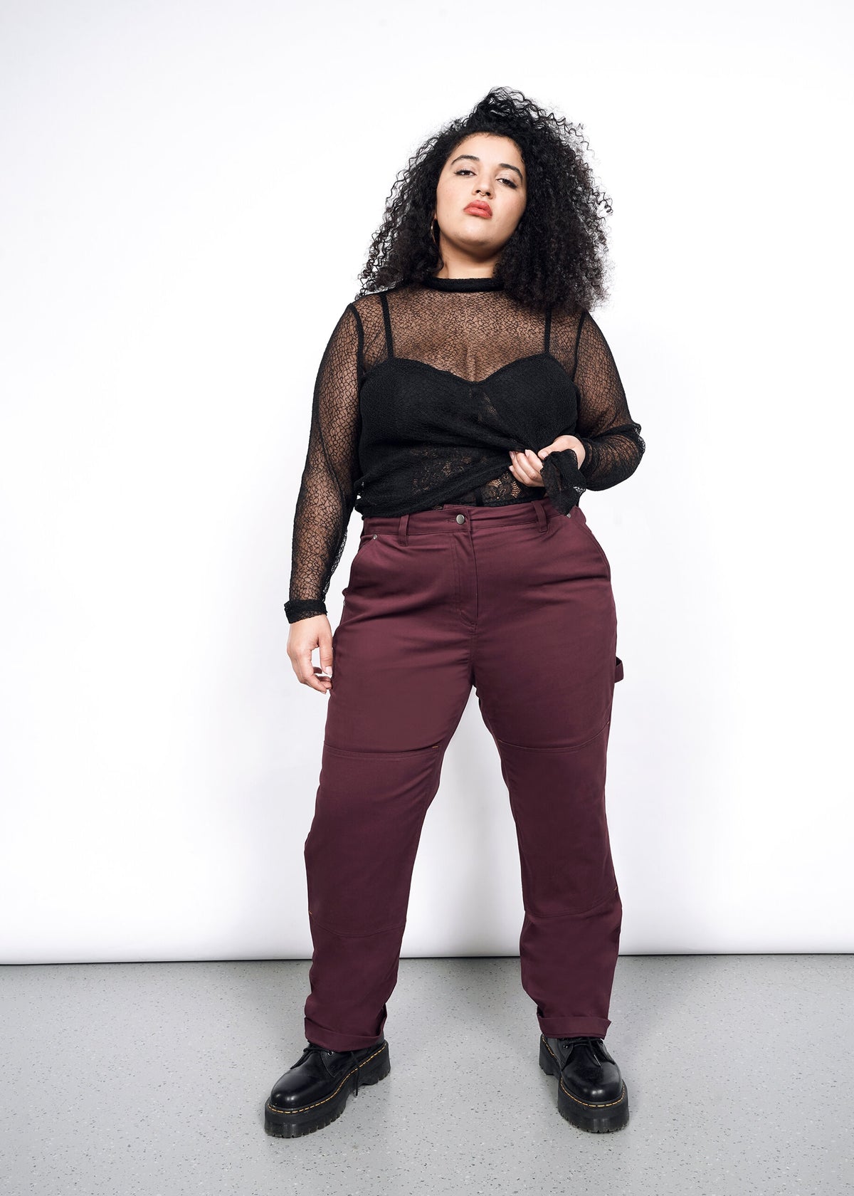 The Essential Work Pant in Merlot