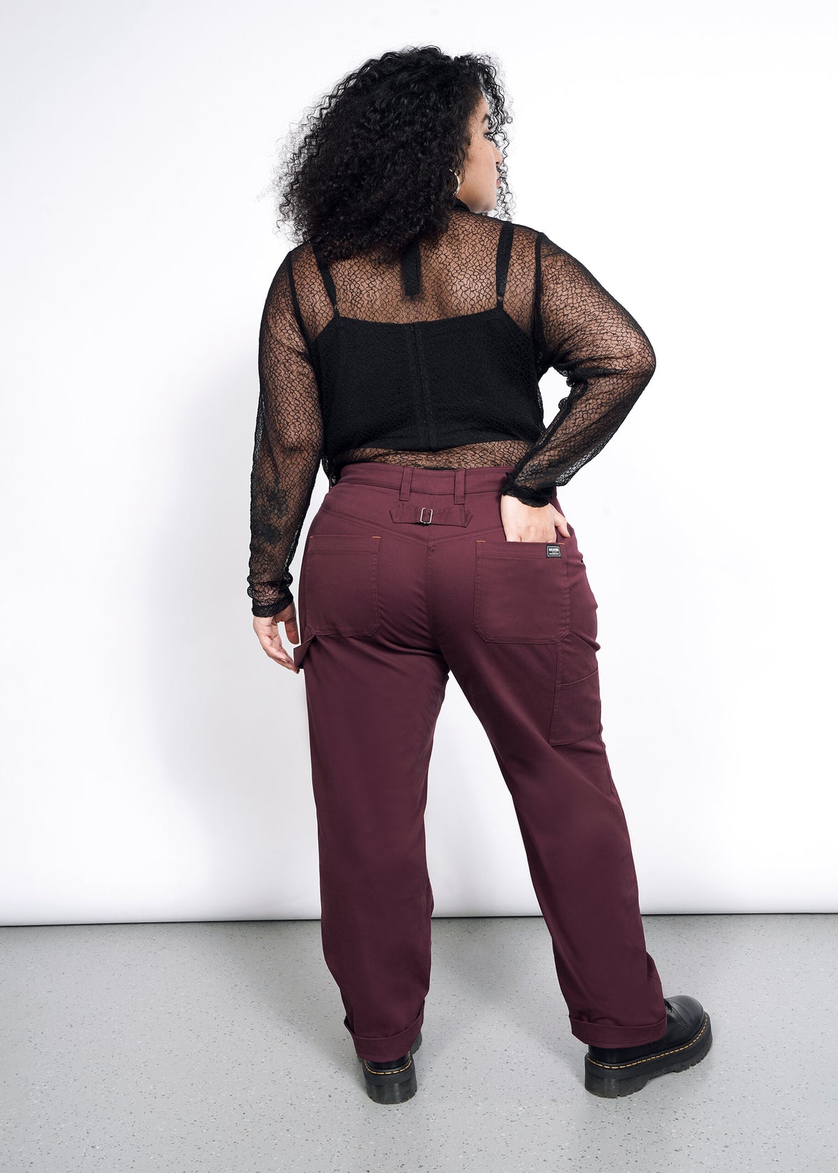 The Essential Work Pant in Merlot