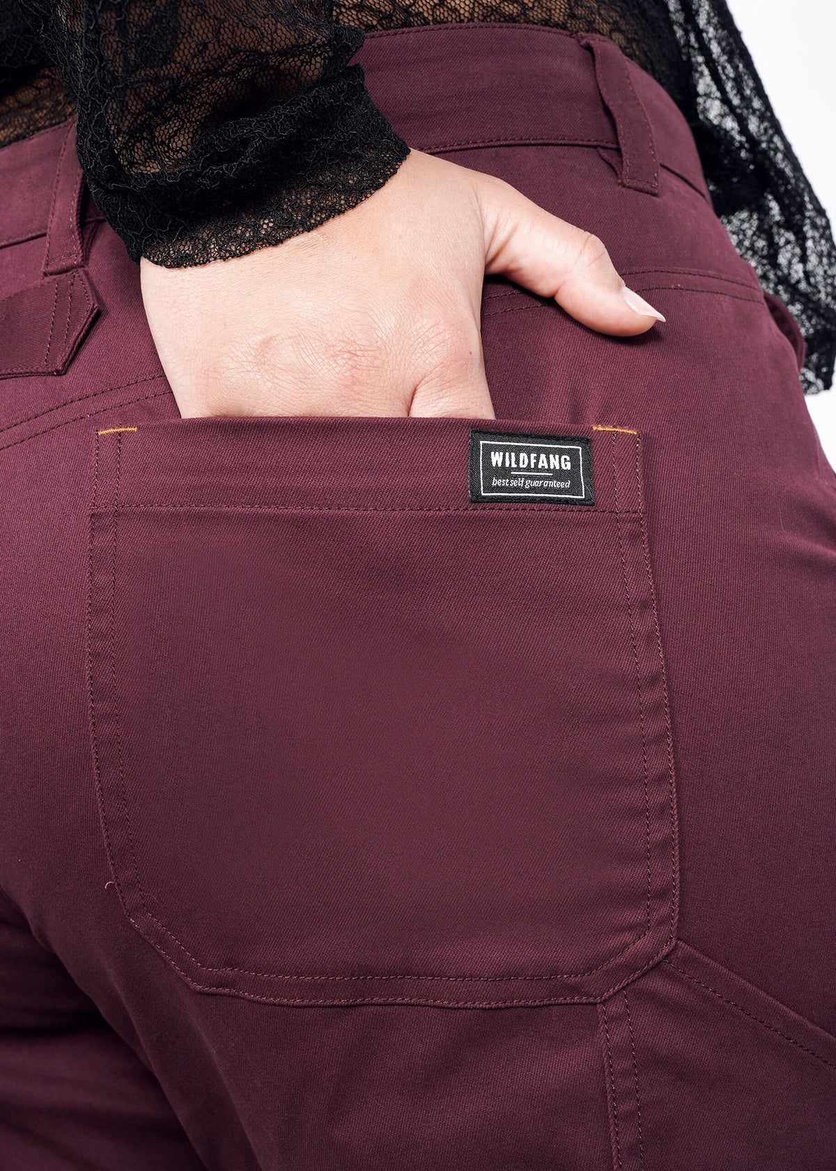 The Essential Work Pant in Merlot