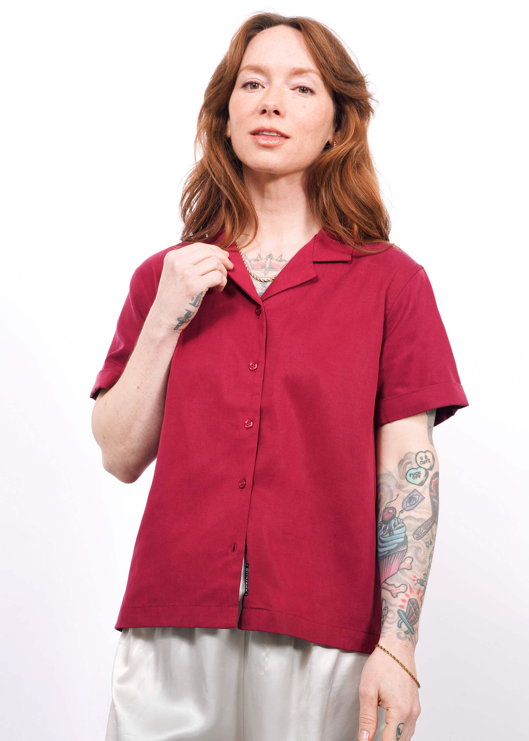 The Empower Sheer Long Sleeve Button Up - Wildfang The Empower Sheer Long Sleeve Button Up - Wildfang