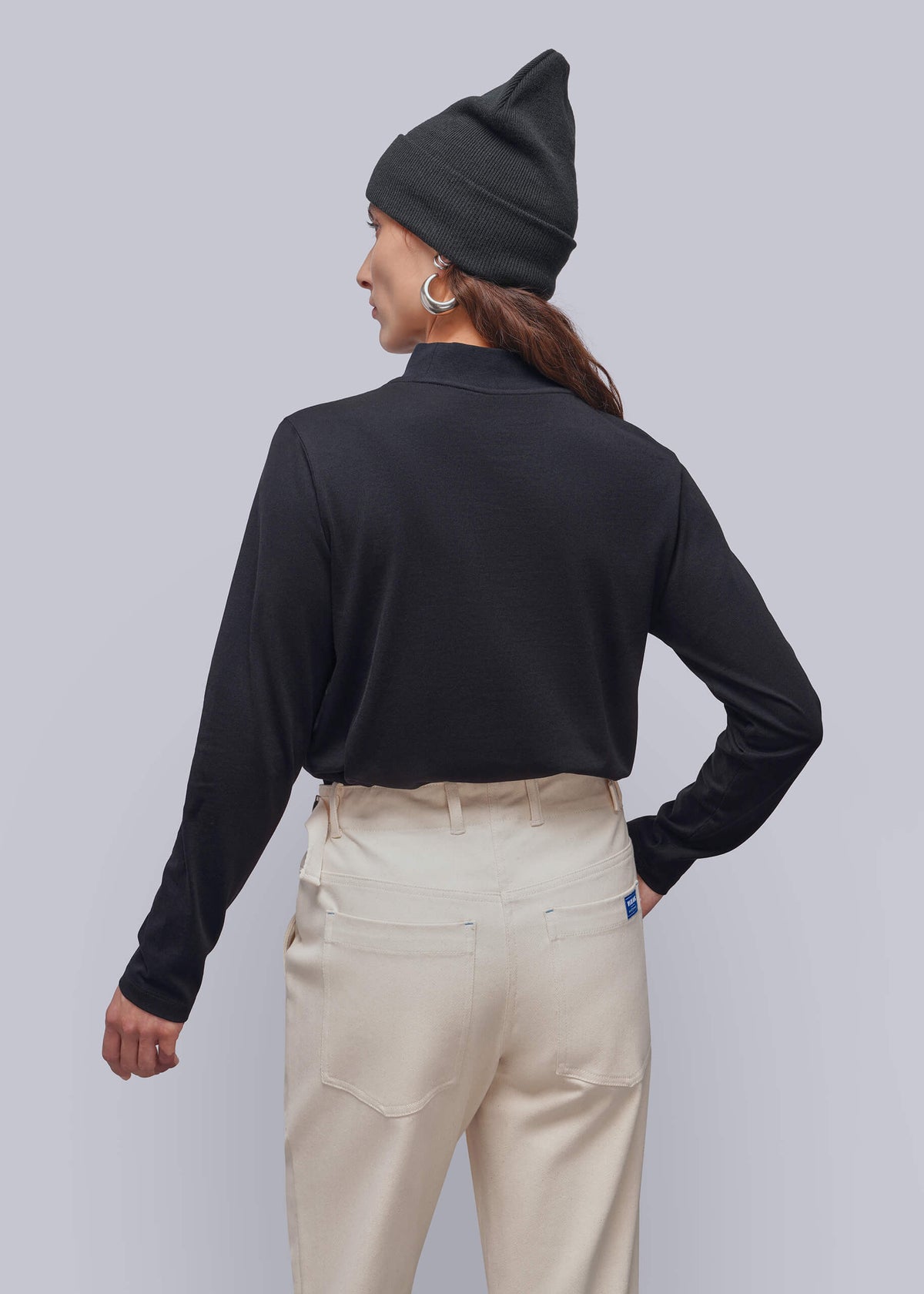 The Everyday Long Sleeve Mock Neck Tee