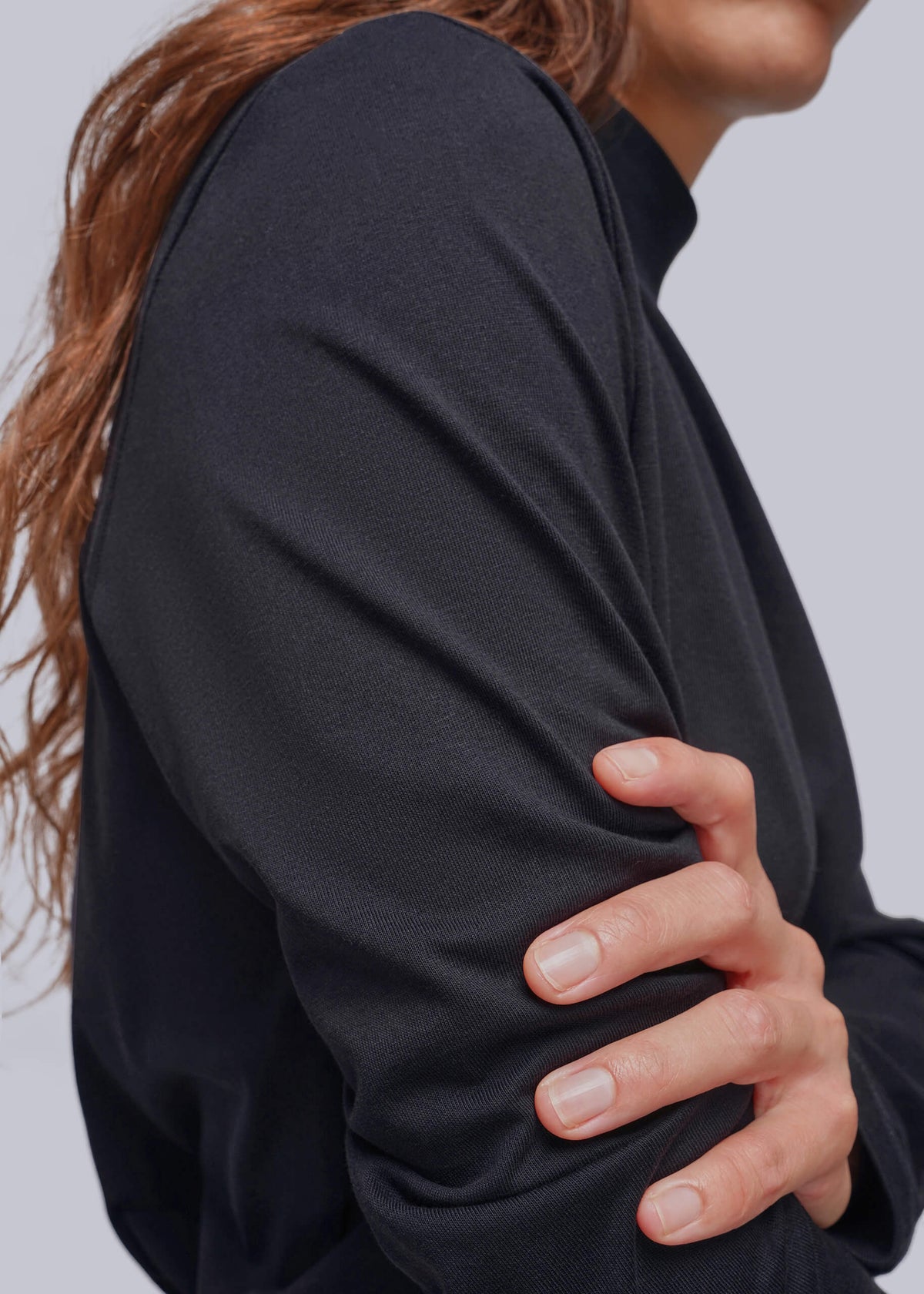 The Everyday Long Sleeve Mock Neck Tee
